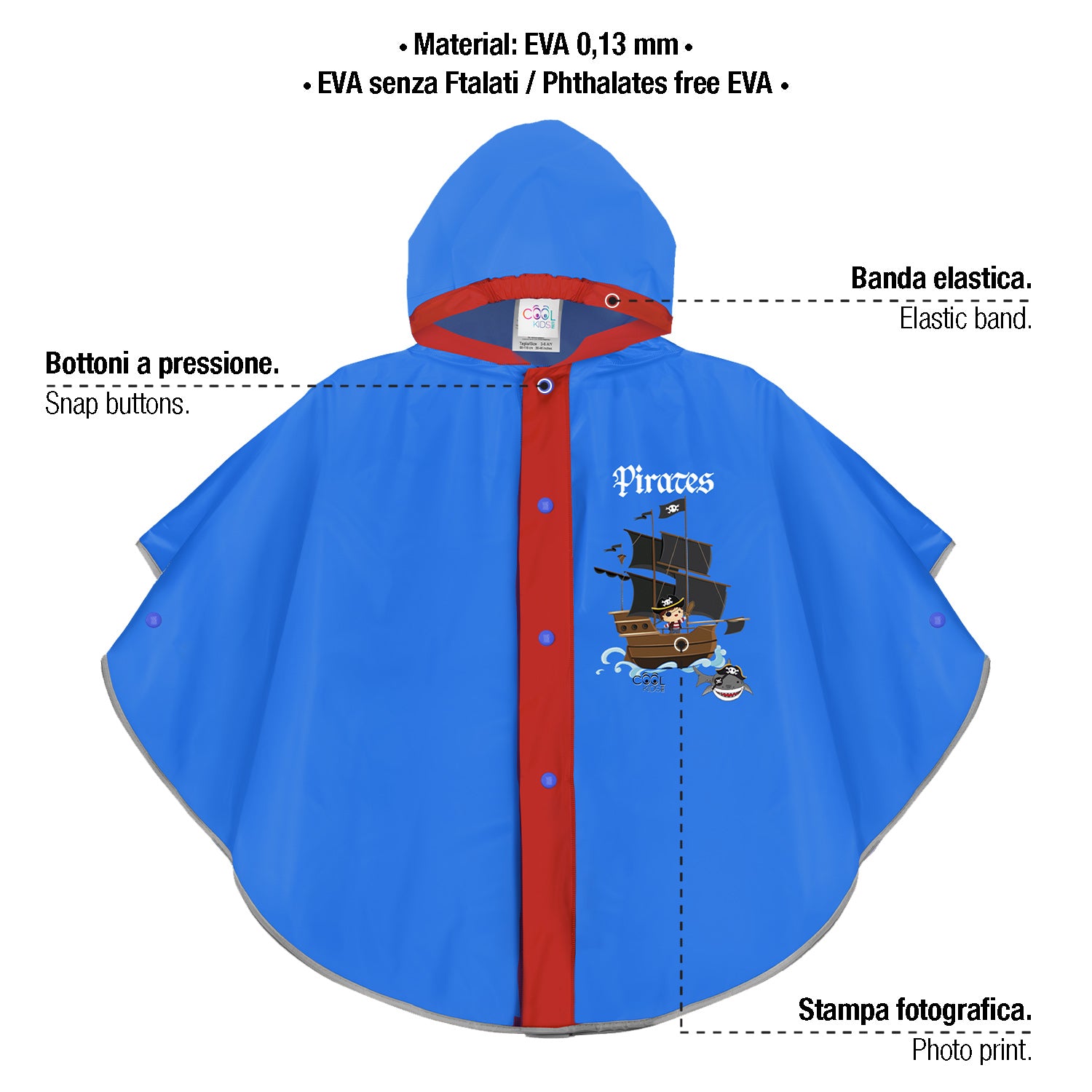 Mantellina Pirata - Perletti