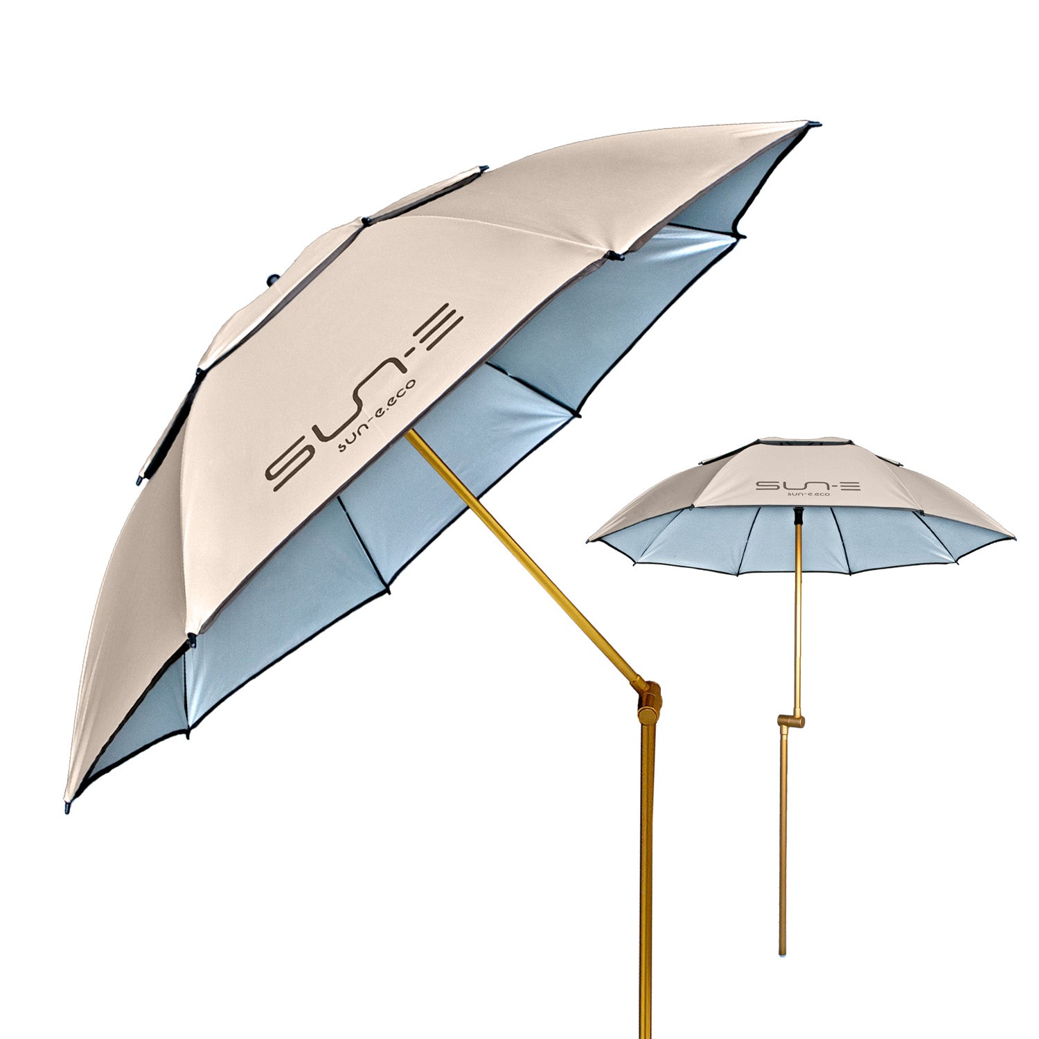 Ombrellone da Esterno con Power Bank Solare - Perletti