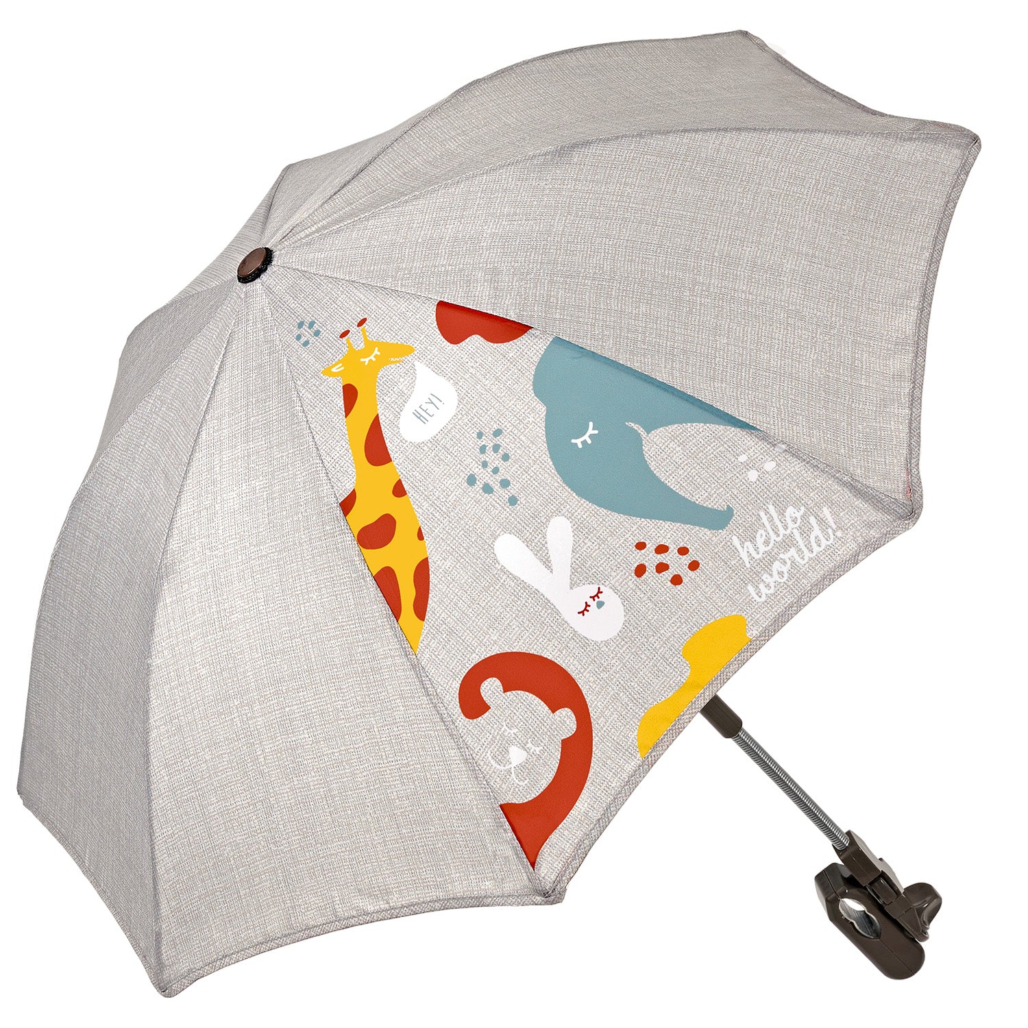 Ombrello Passeggino Universale Stampa Zoo - Perletti