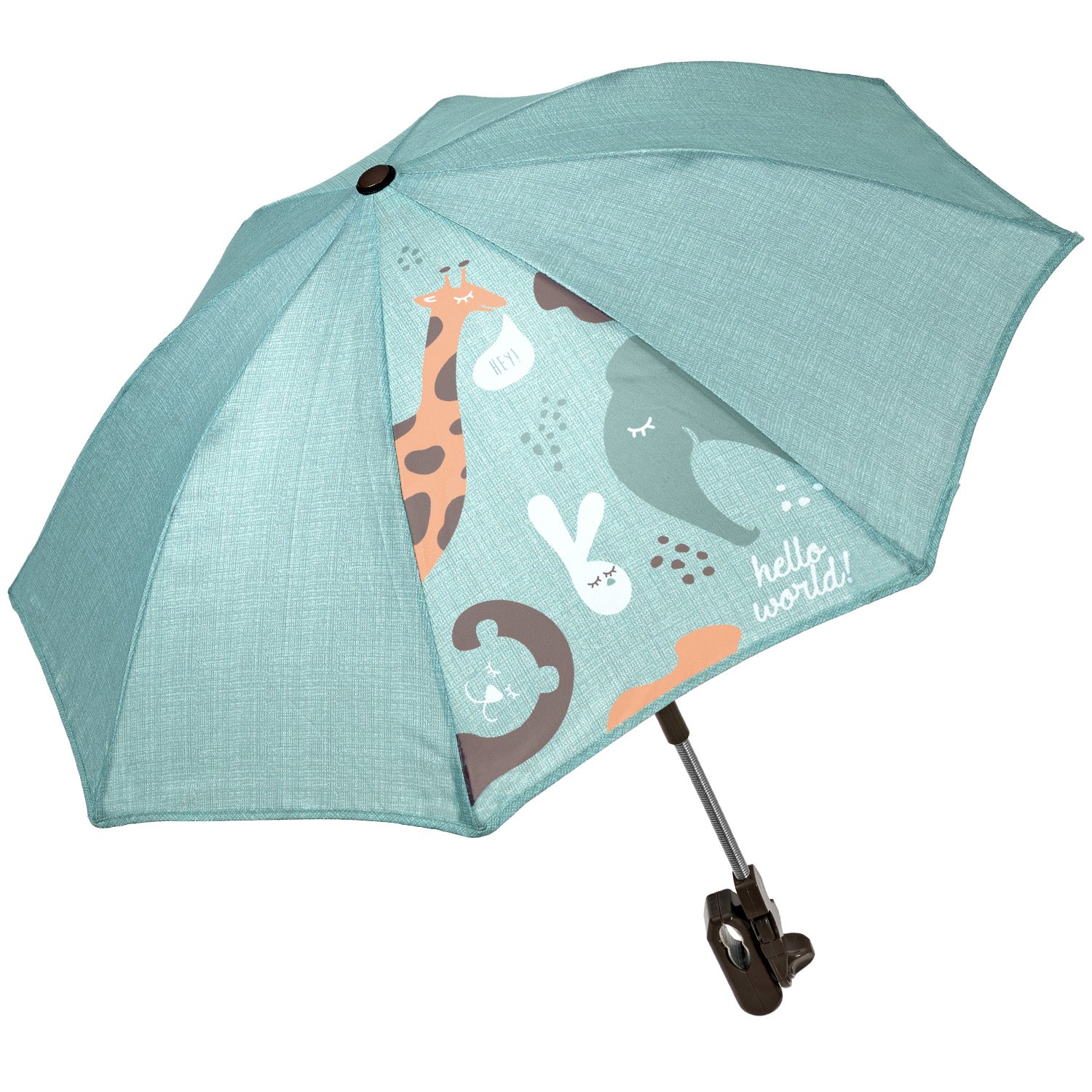 Ombrello Passeggino Universale Stampa Zoo - Perletti