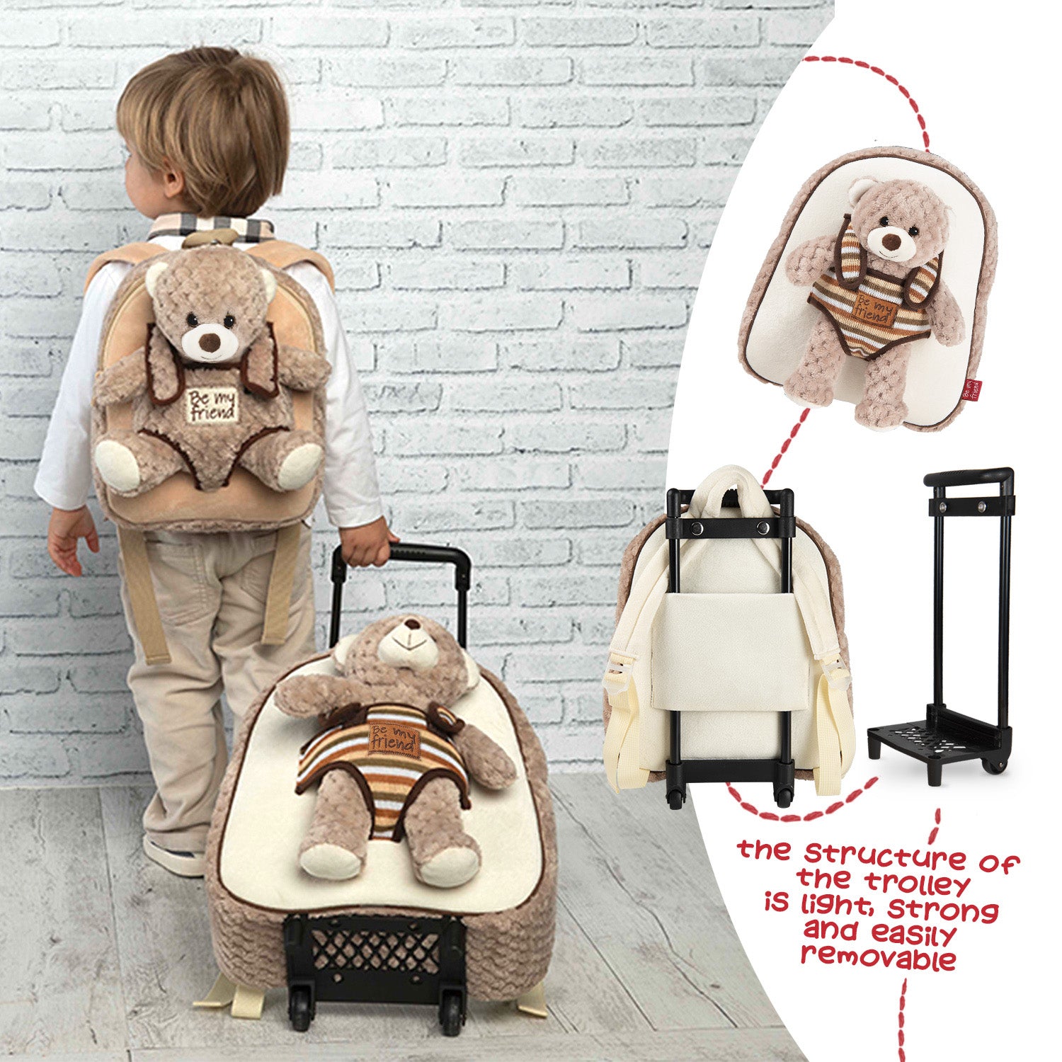 Trolley Morbido con Peluche - Perletti