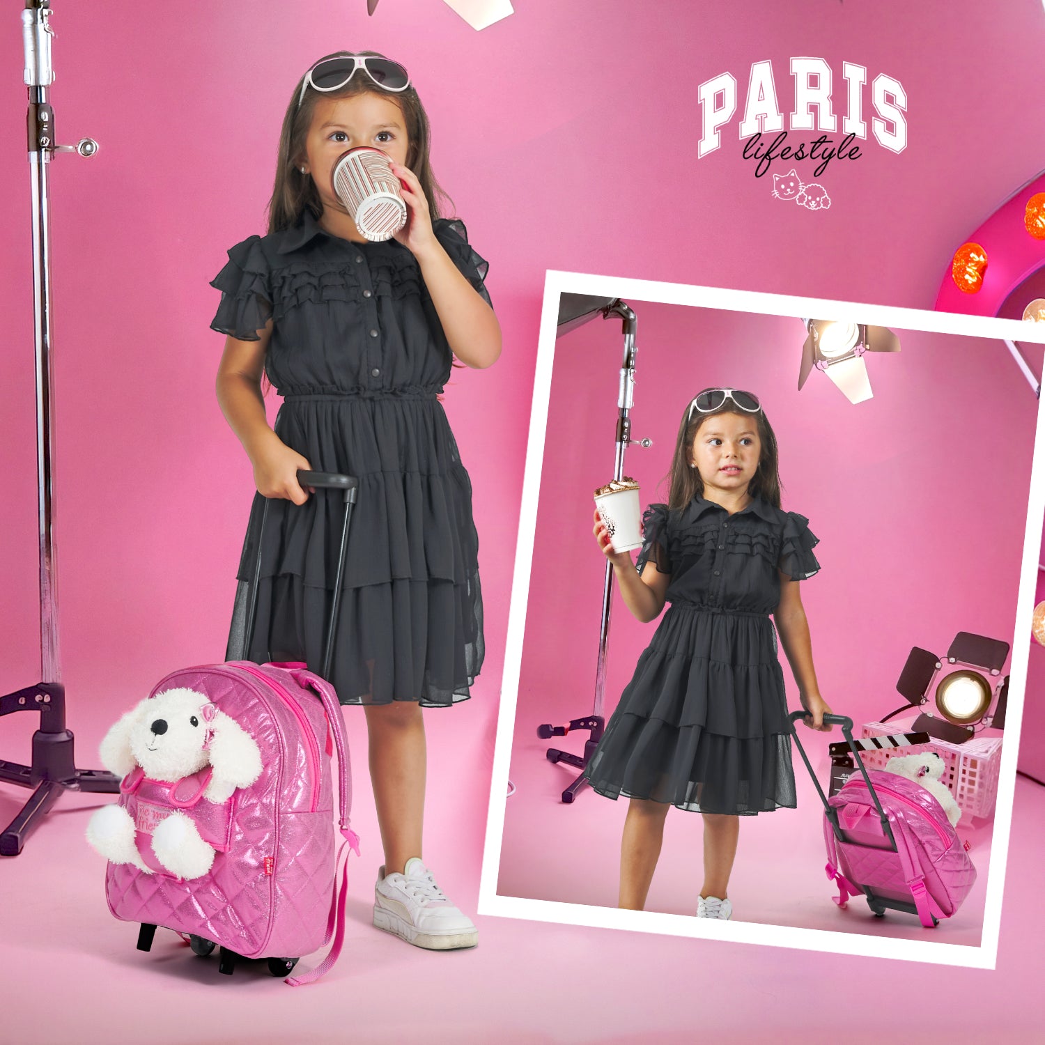 Trolley con Peluche Barboncino - Perletti