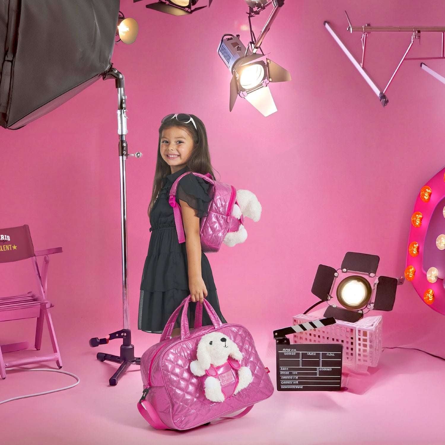 Borsa Sport con Peluche Barboncino - Perletti