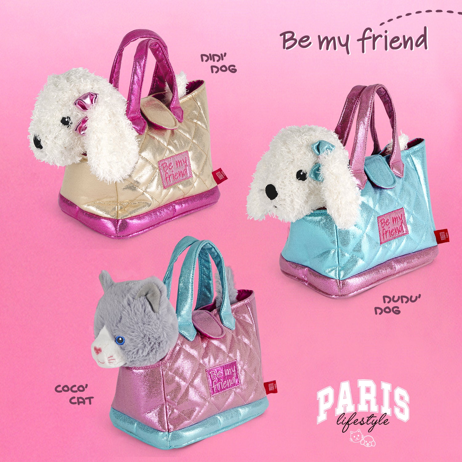 Borsetta con Peluche Removibile - Perletti