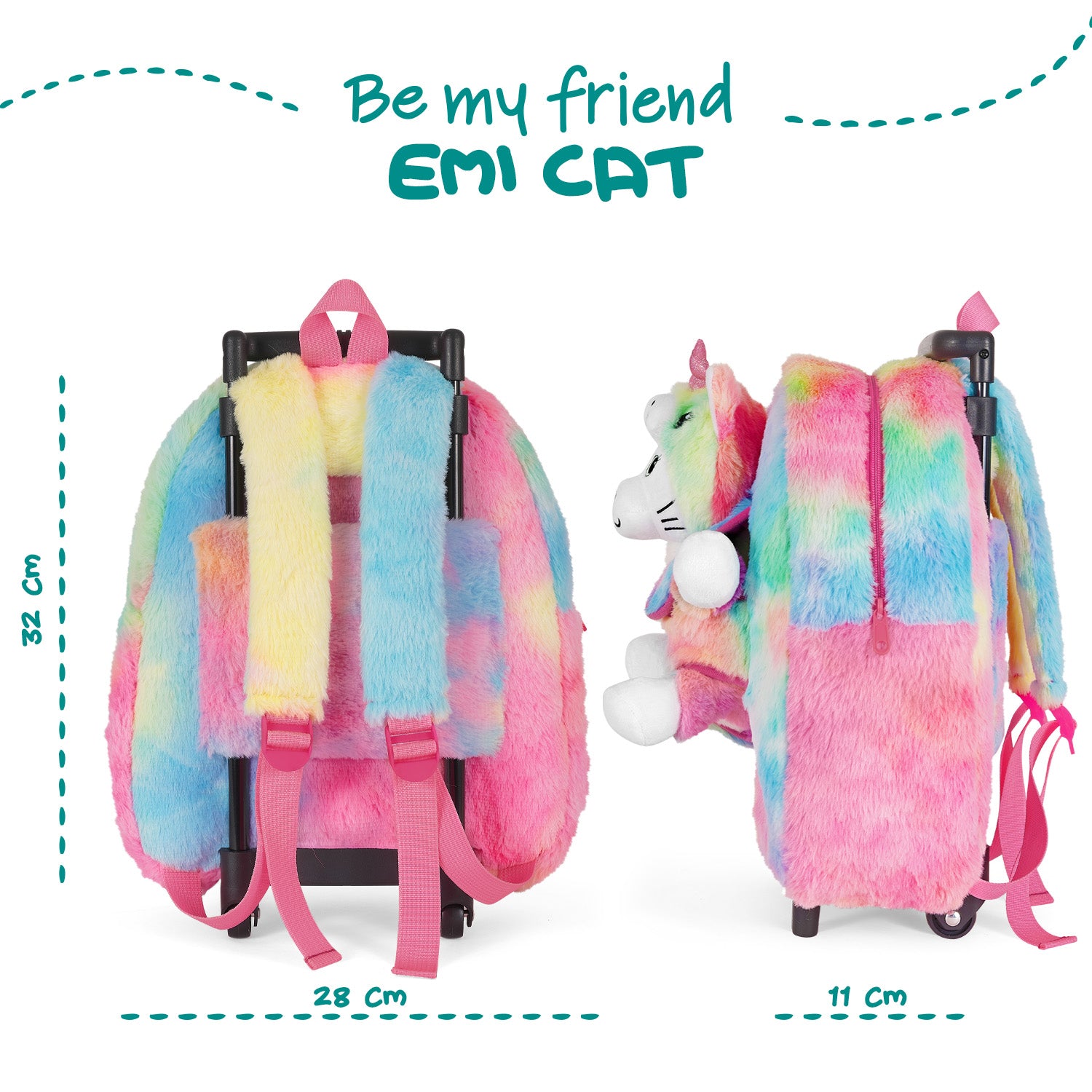 Trolley con Peluche Kawaii - Perletti