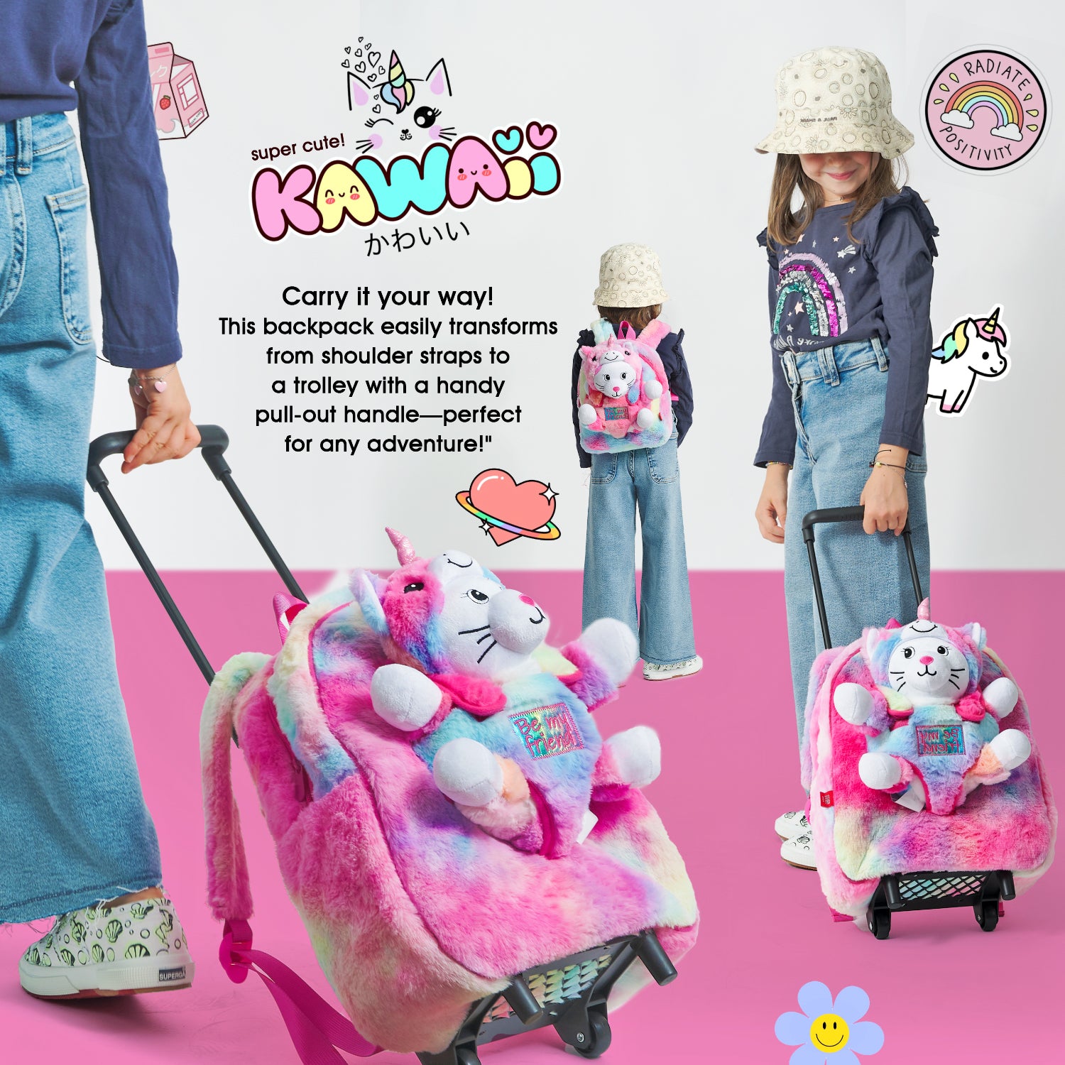 Trolley con Peluche Kawaii - Perletti