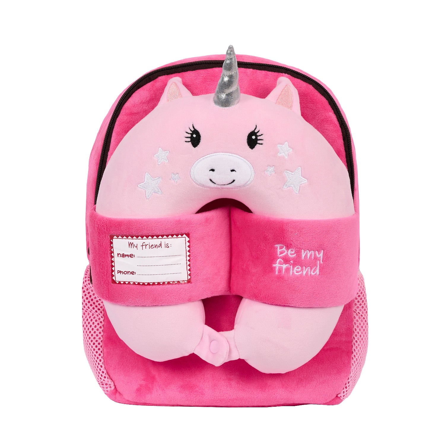 Zainetto con Cuscino da Viaggio Unicorno - Perletti