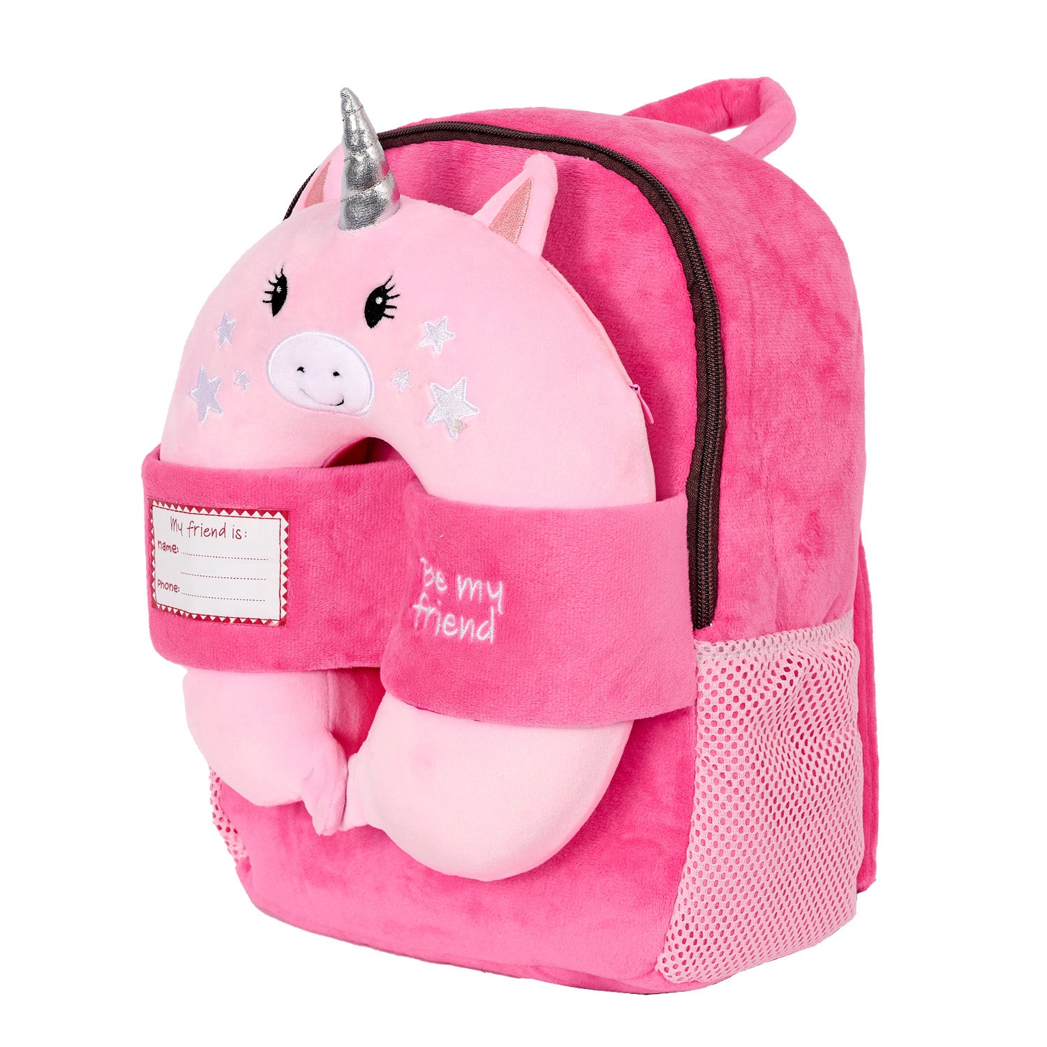 Zainetto con Cuscino da Viaggio Unicorno - Perletti
