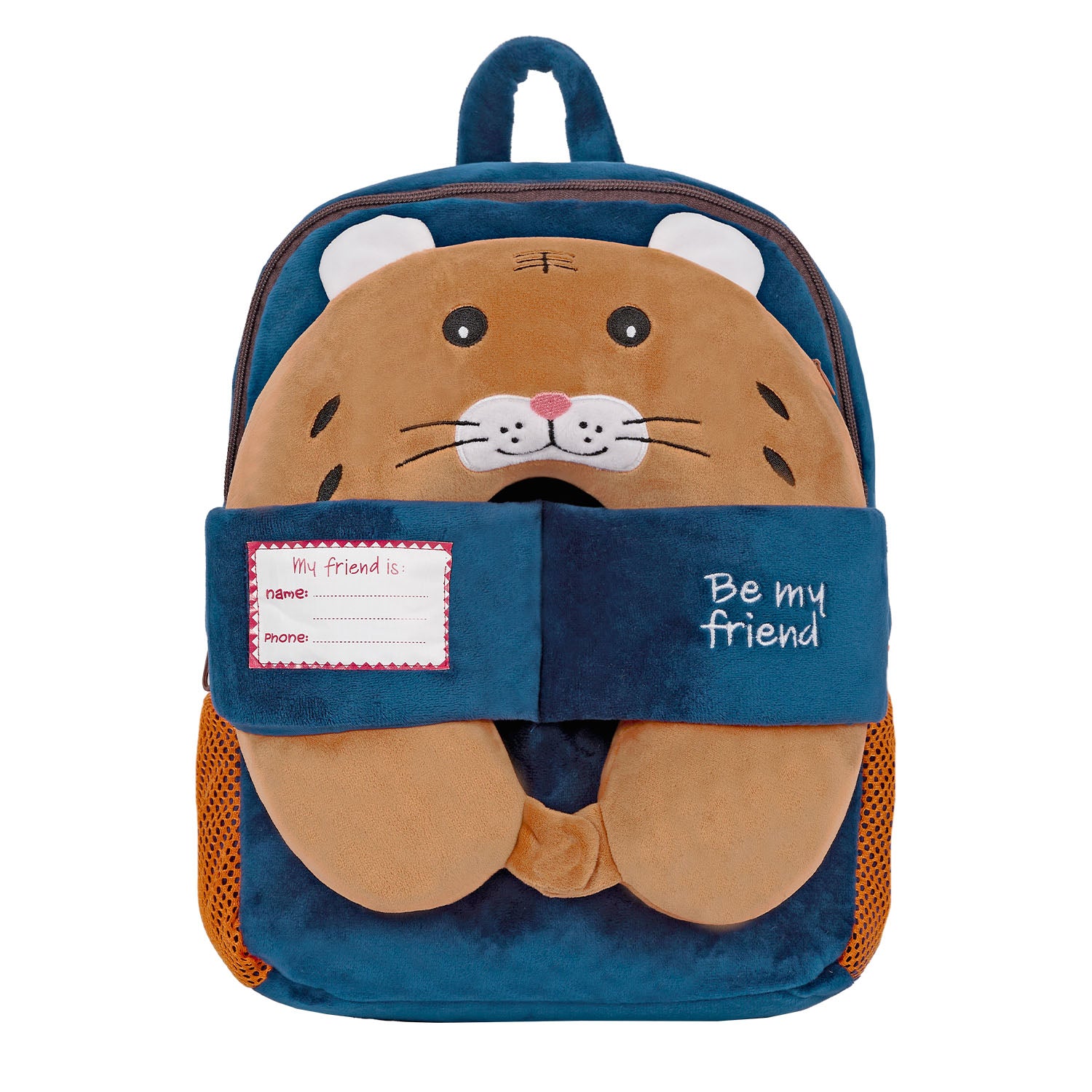Zainetto con Cuscino da Viaggio Gatto