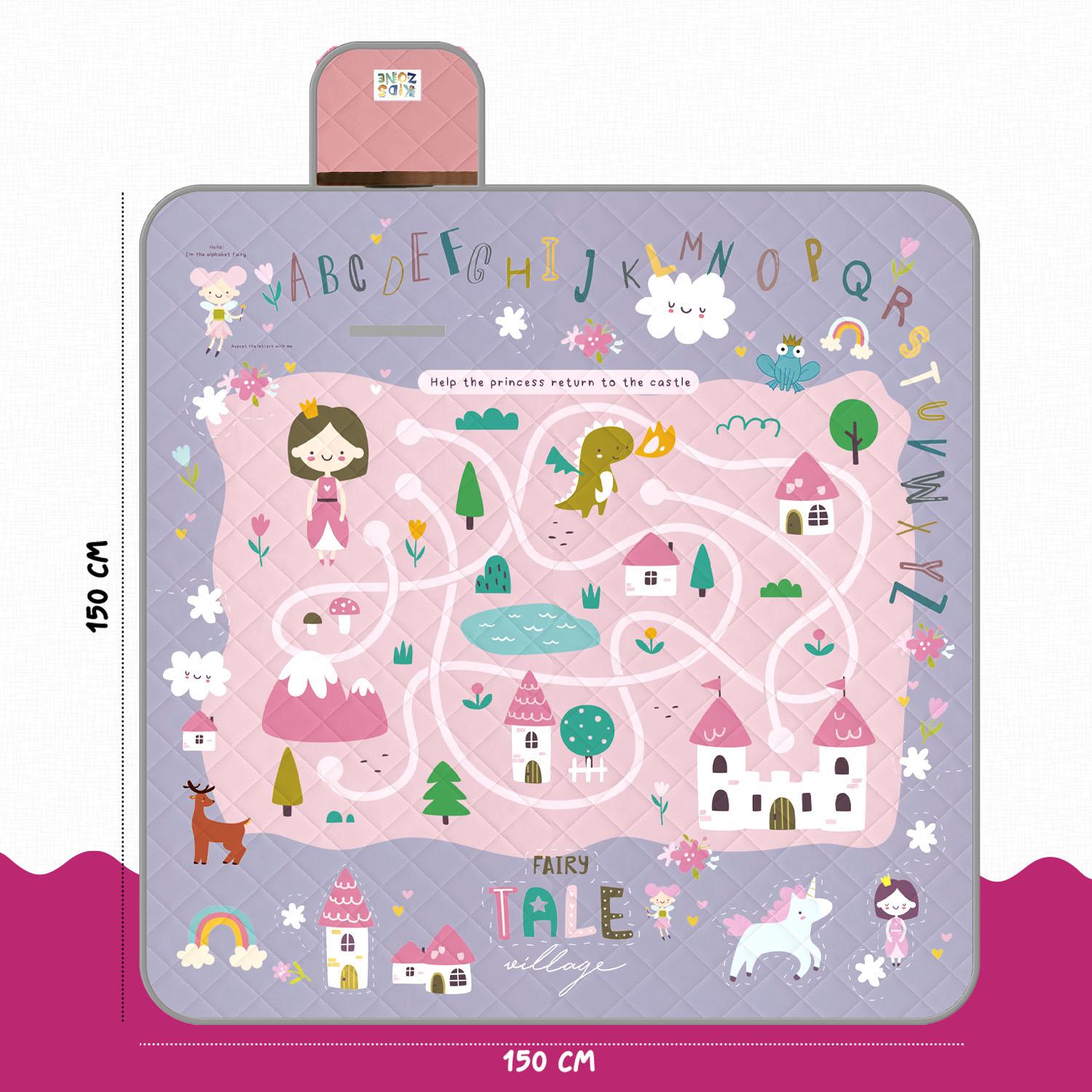 Telo Picnic Bambini Castello delle Fiabe - Perletti
