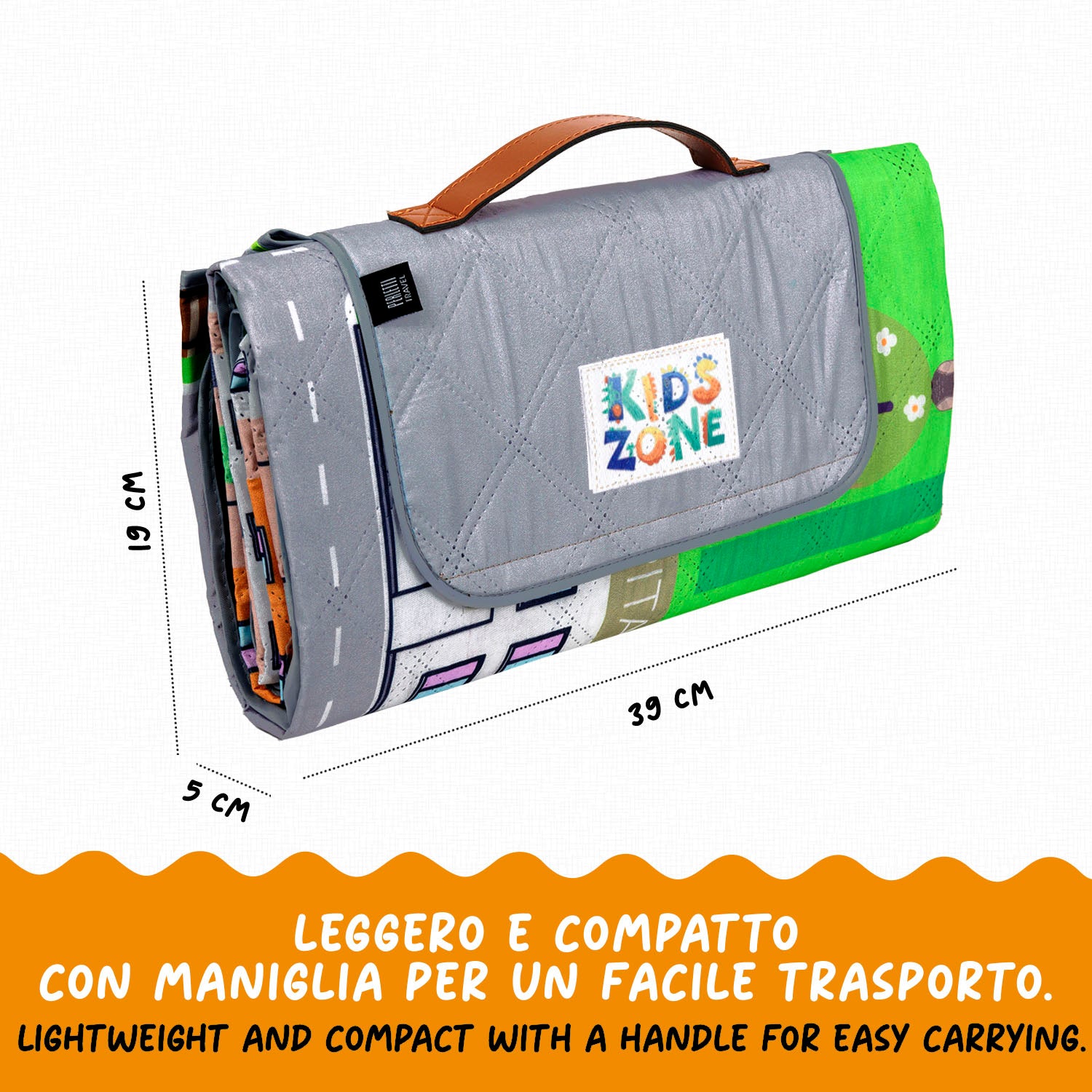Telo Picnic Bambini Pista Macchinine - Perletti