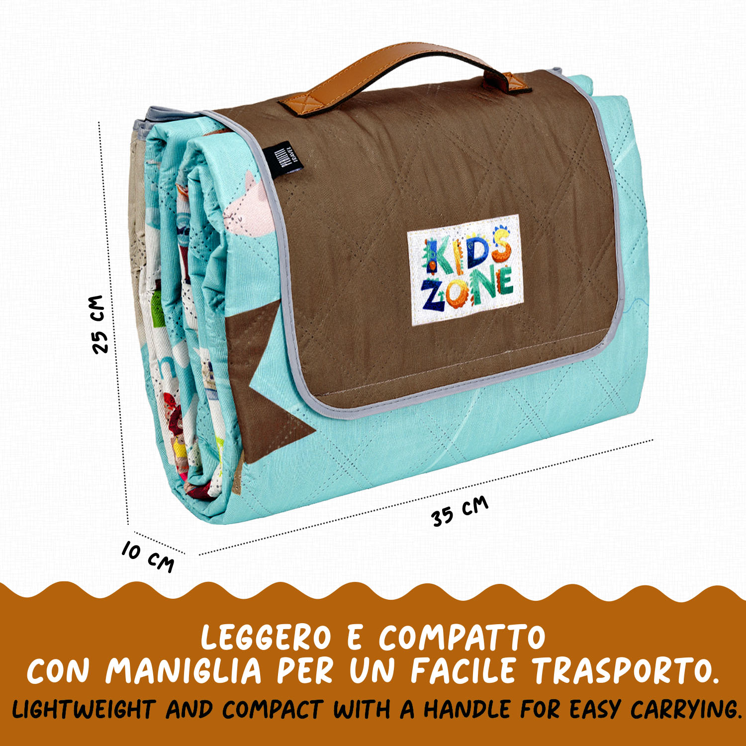 Telo Picnic Bambini Mappamondo - Perletti