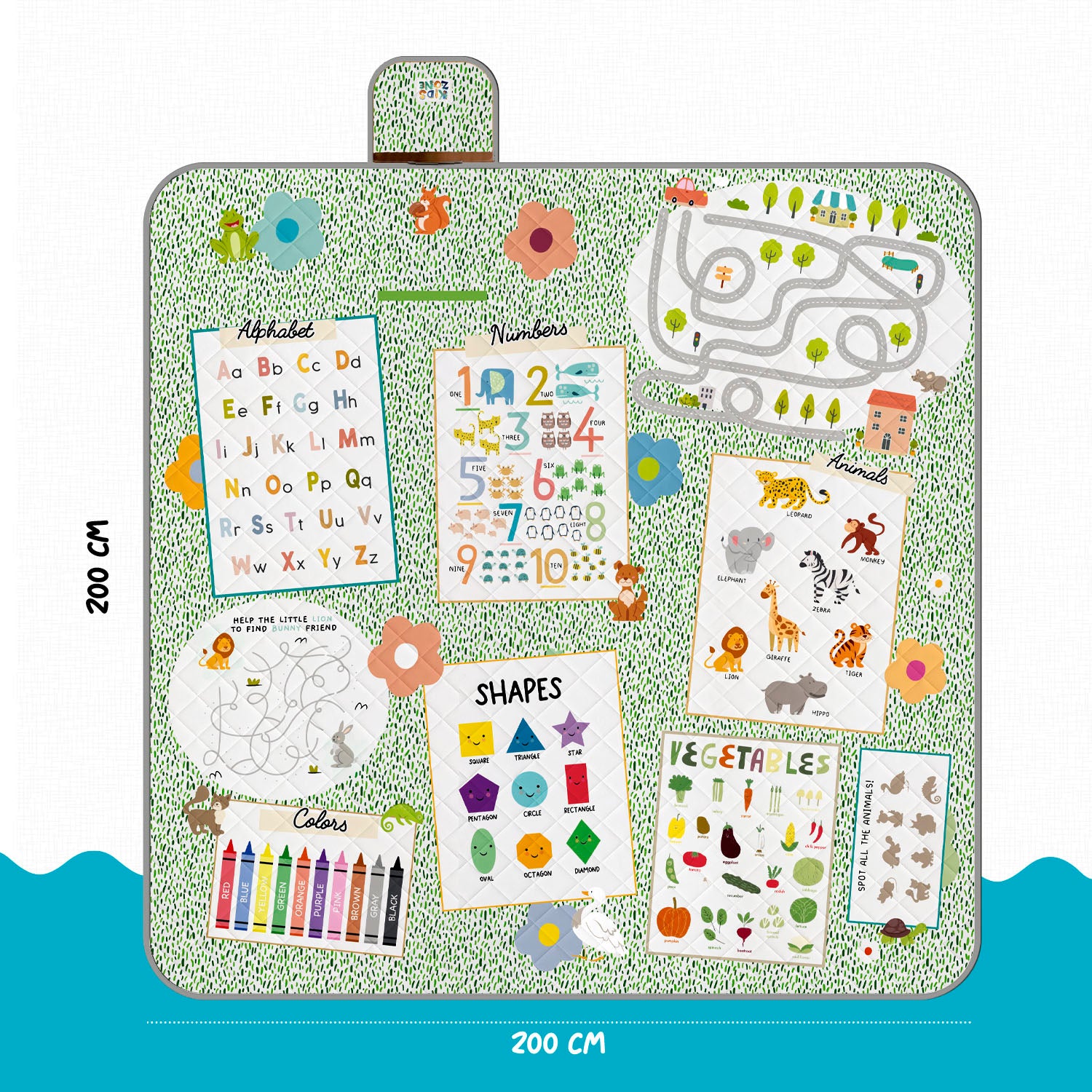 Telo Picnic Bambini Giochi Montessoriani - Perletti