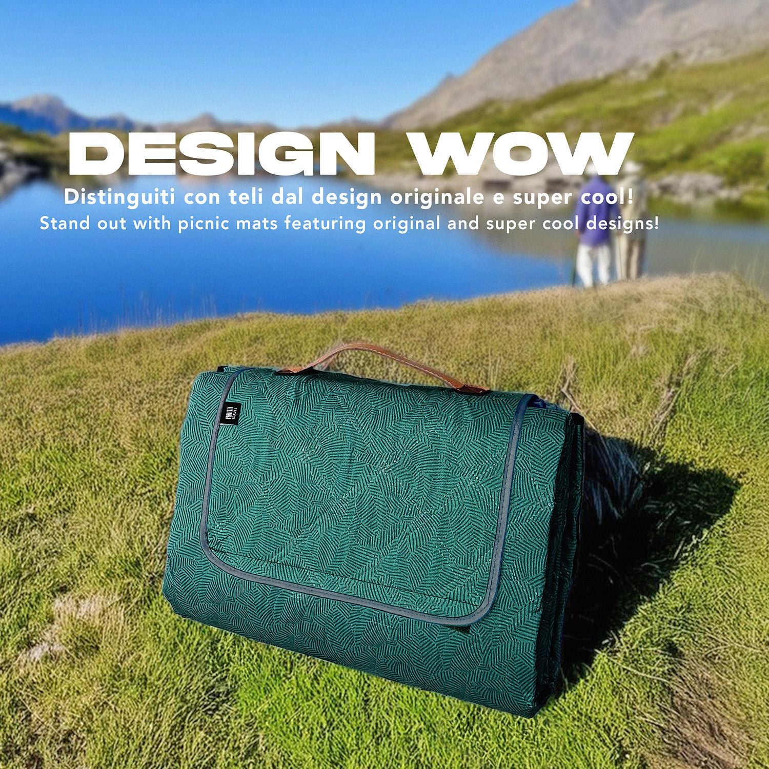 Telo Picnic Adulto con Foglie - Perletti