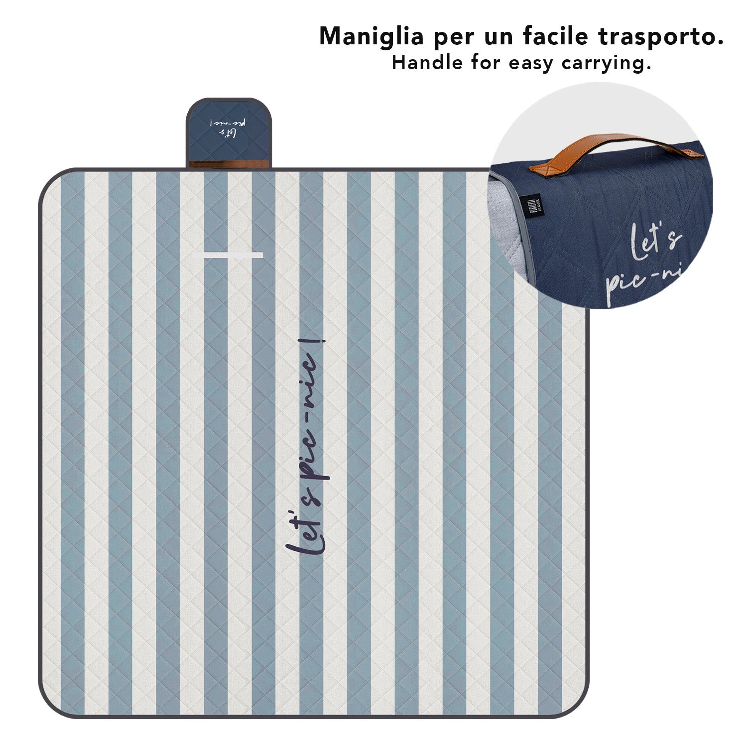 Telo Picnic Adulto Rigato - Perletti