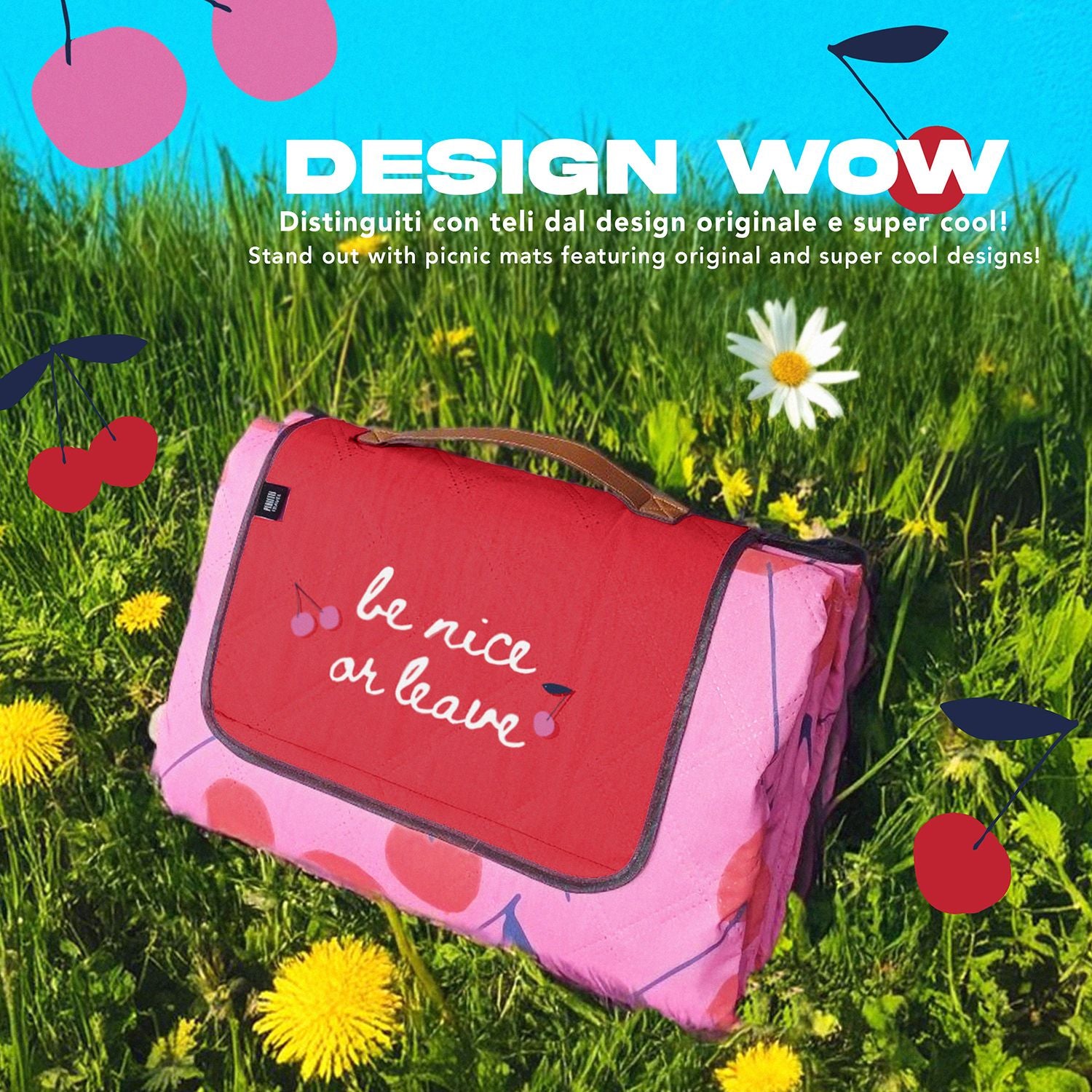 Telo Picnic Adulto Ciliegie - Perletti