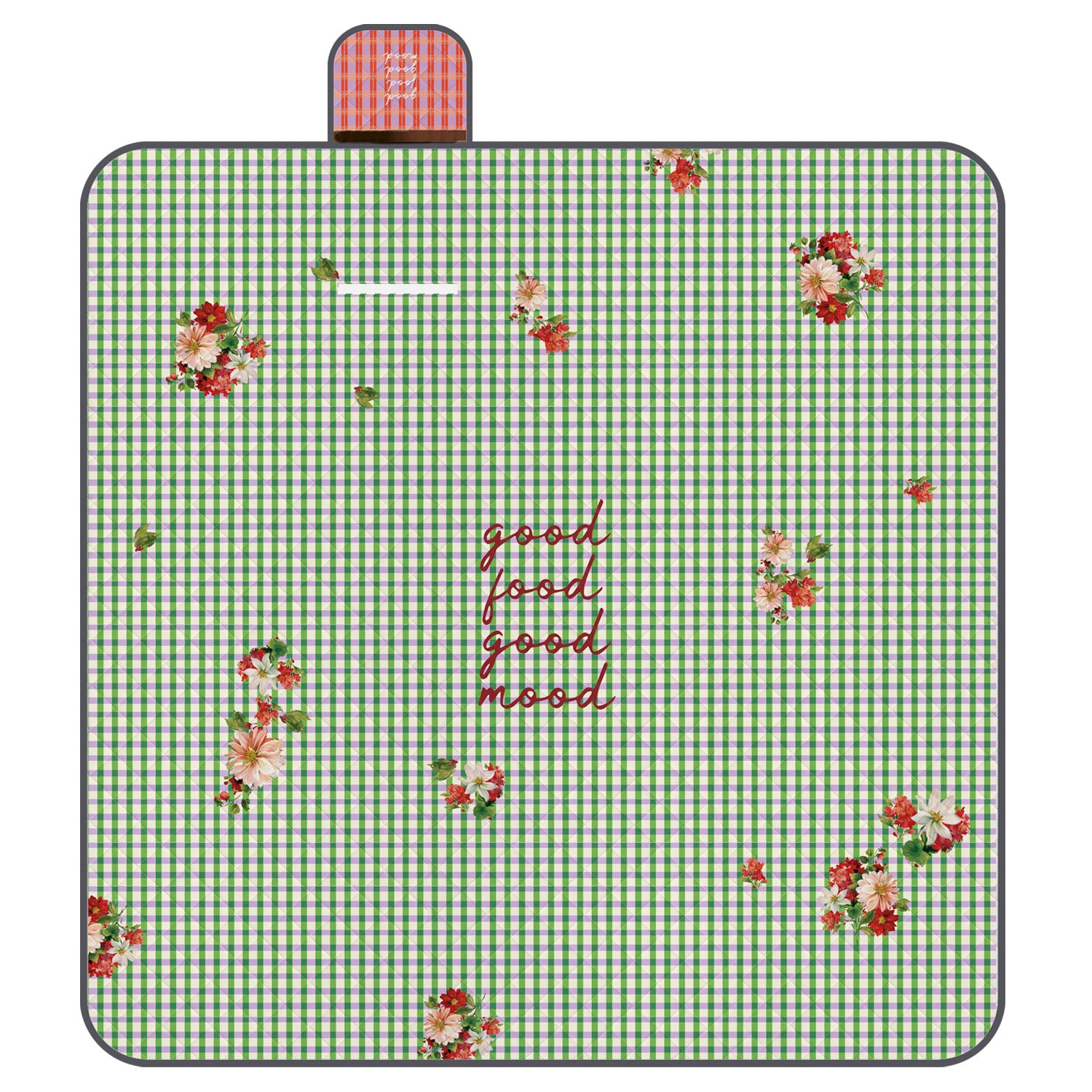 Telo Picnic Adulto Vichy Floreale - Perletti