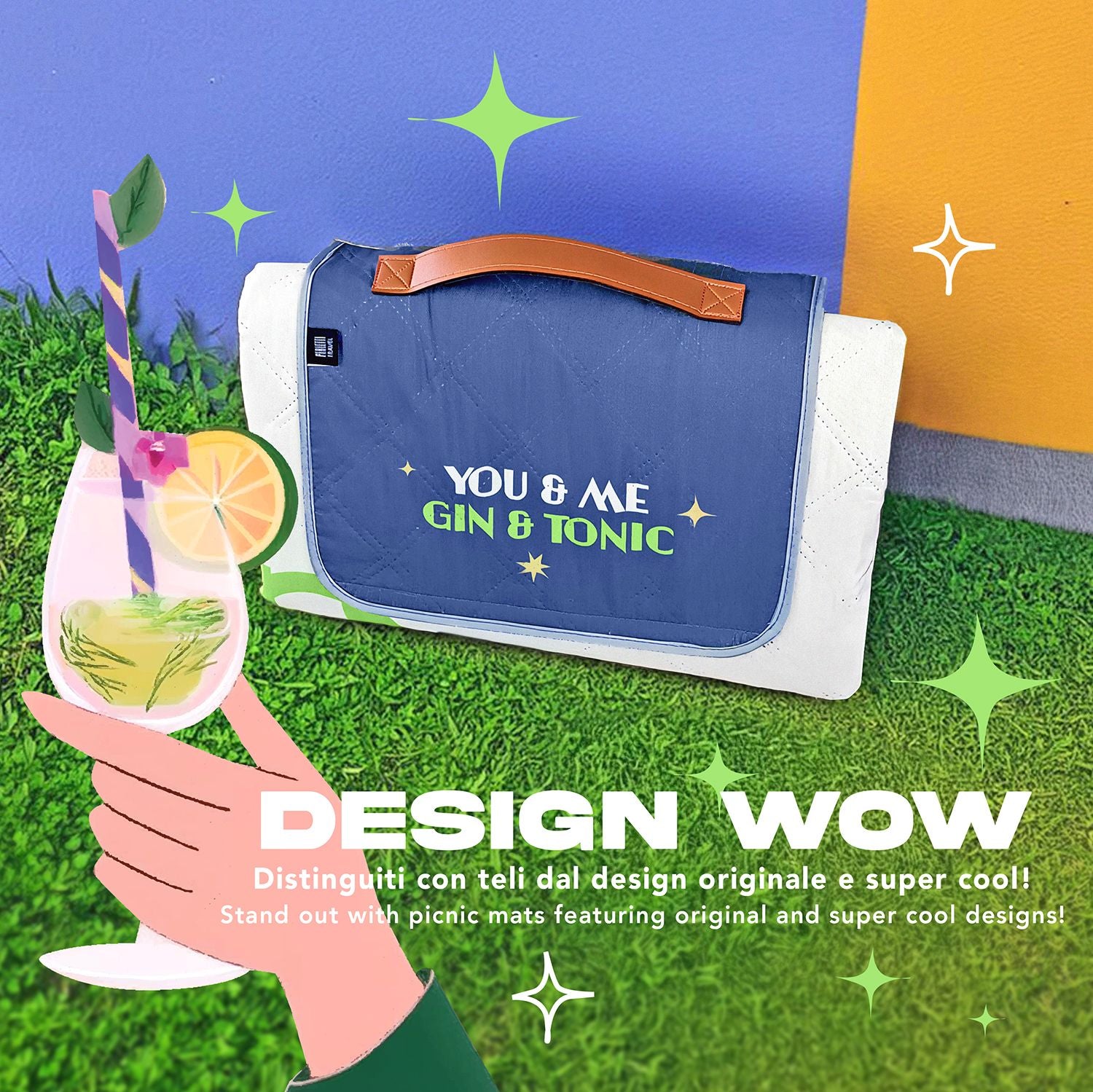 Telo Picnic Adulto Gin Tonic - Perletti