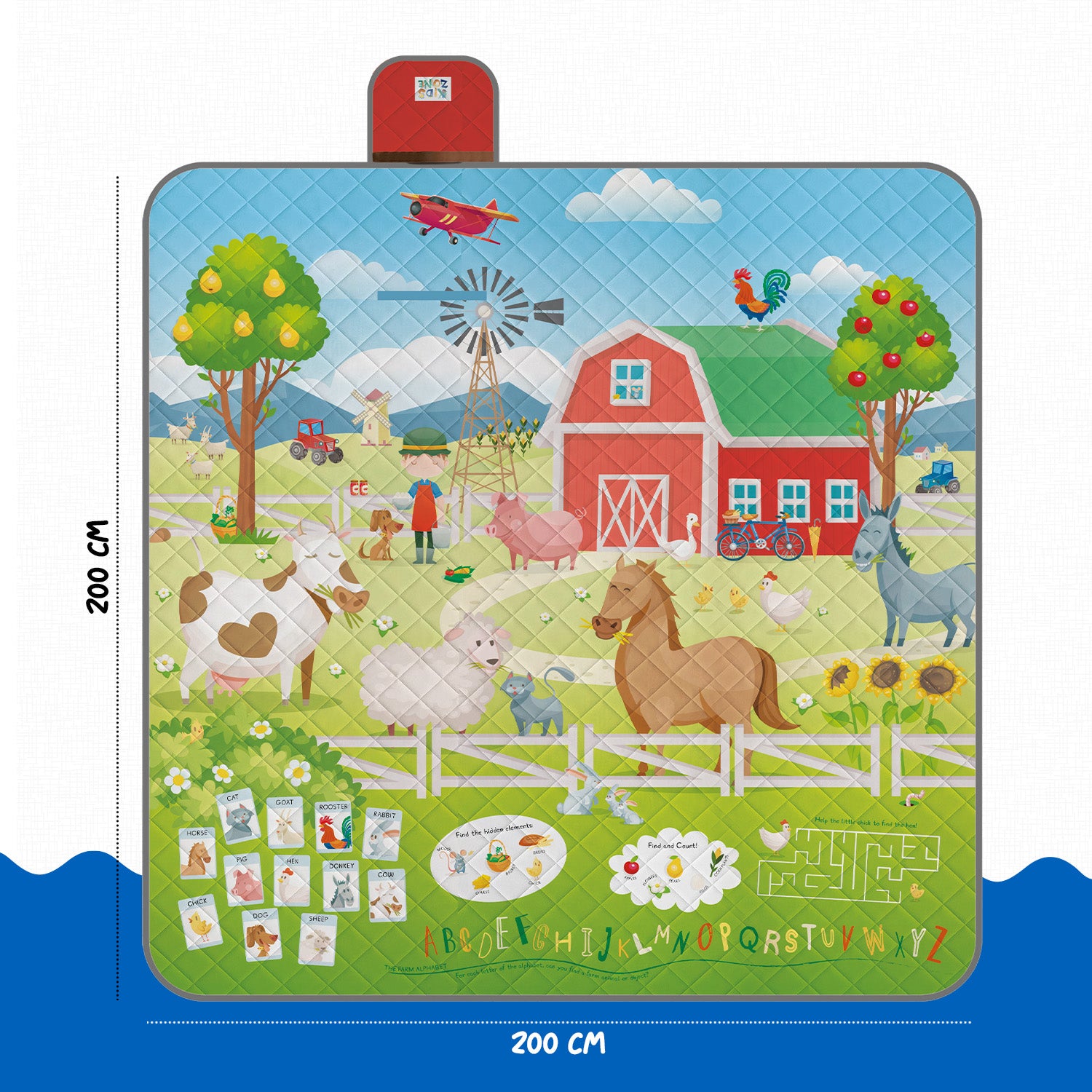 Telo Picnic Bambini Fattoria - Perletti