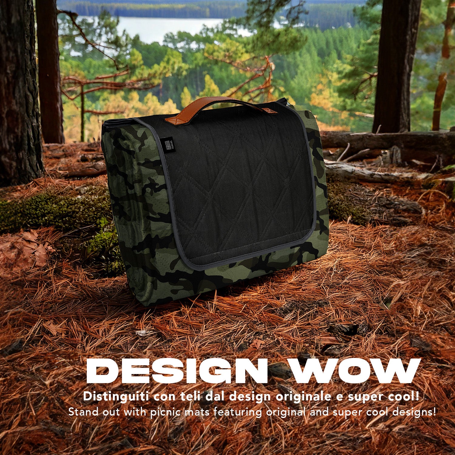 Telo Picnic Adulto Camouflage - Perletti