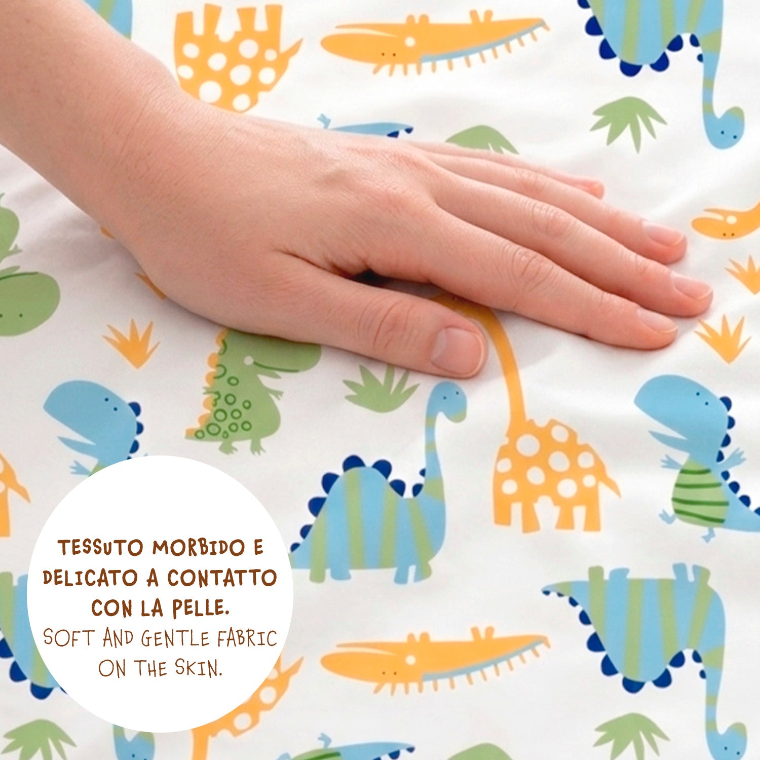 Traversina Letto Impermeabile Dinosauri - Perletti