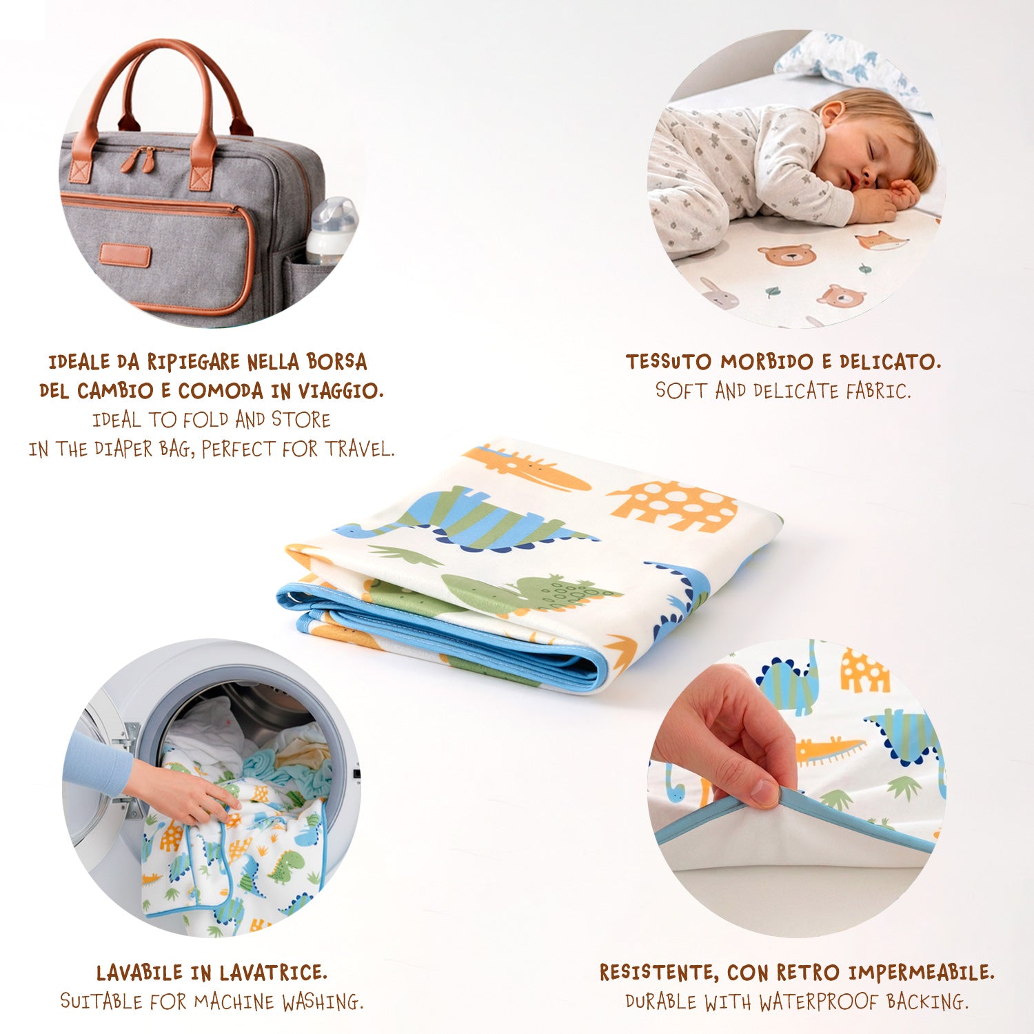 Traversina Letto Impermeabile - Pack Doppio Bambino - Perletti