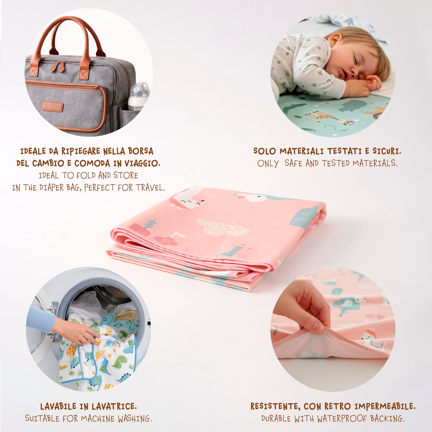 Traversina Letto Impermeabile - Pack Doppio Bambina - Perletti