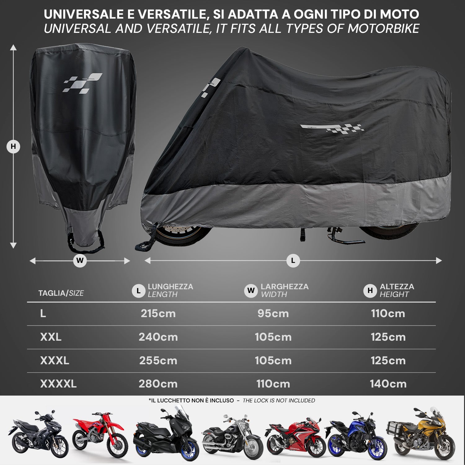 Telo Coprimoto Impermeabile da Esterno - Perletti