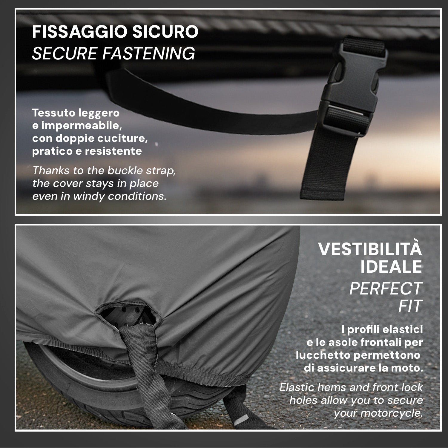 Telo Coprimoto Impermeabile da Esterno - Perletti