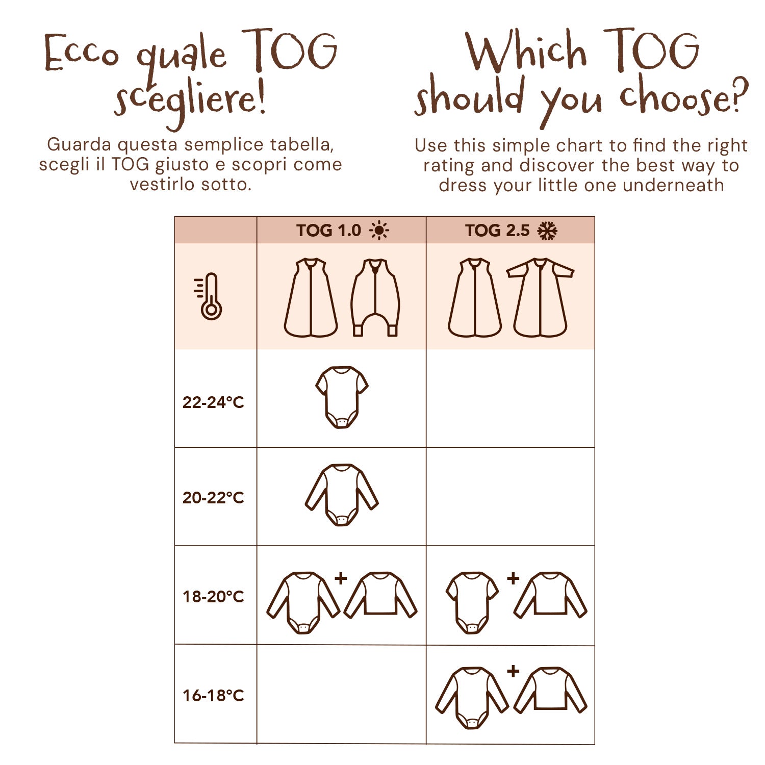 Sacco Nanna 1.0 TOG in Cotone Organico - Perletti