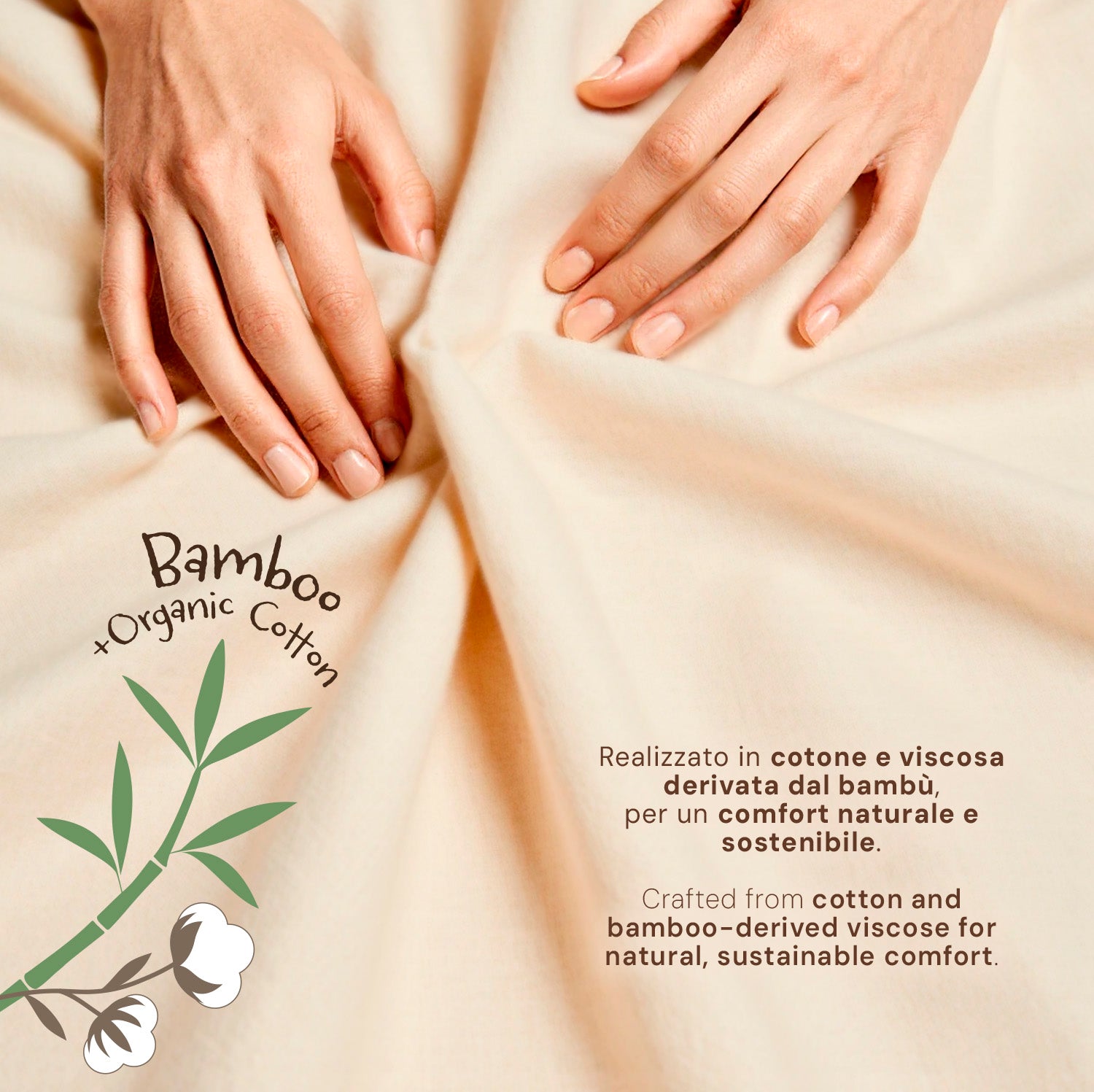 Sacco Nanna 2.5 TOG in Cotone Organico e Bambù - Perletti