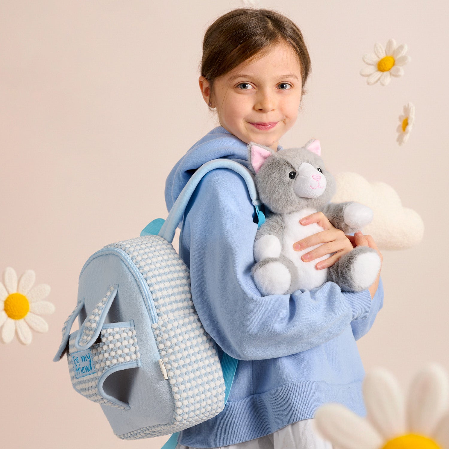 Zainetto con Peluche Gatto