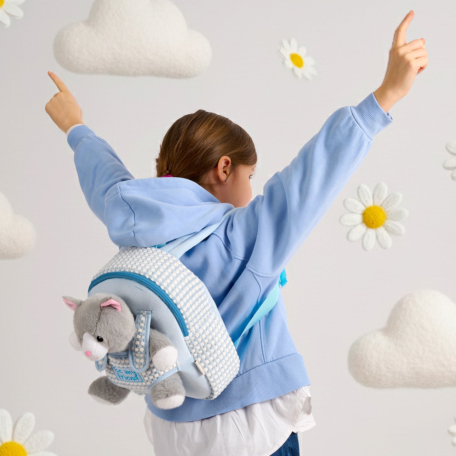 Zainetto con Peluche Gatto