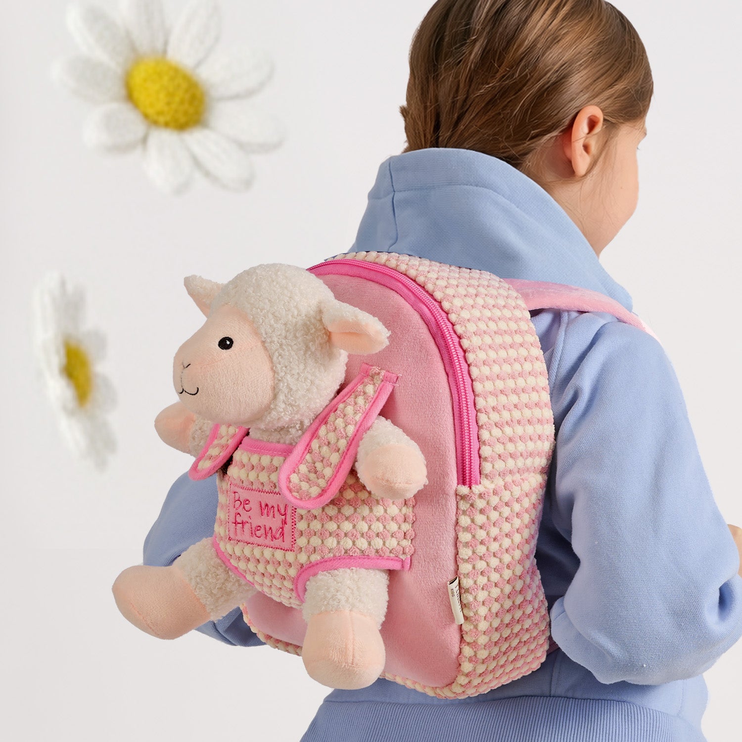 Zainetto con Peluche Pecora