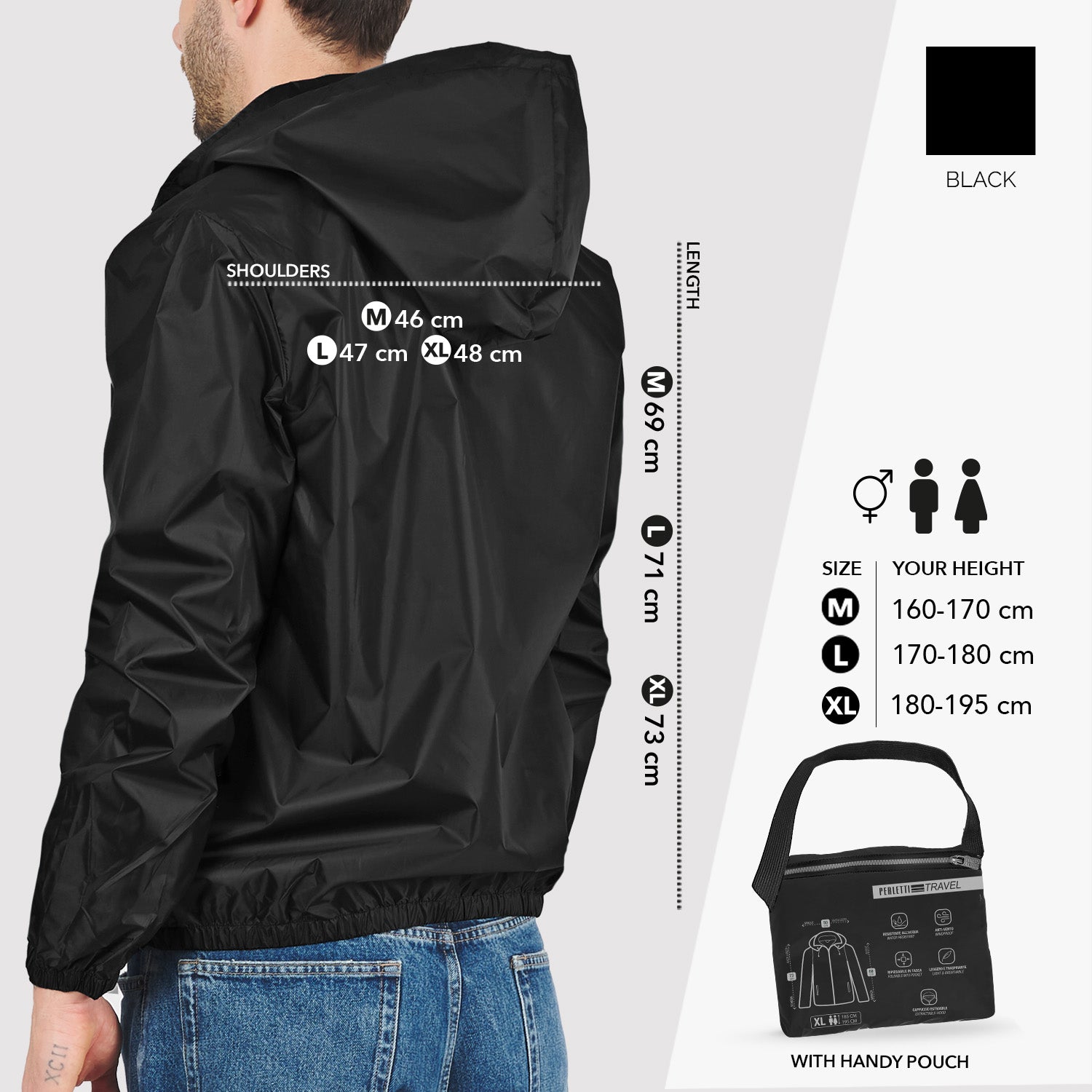 Giacca a Vento Unisex - Perletti