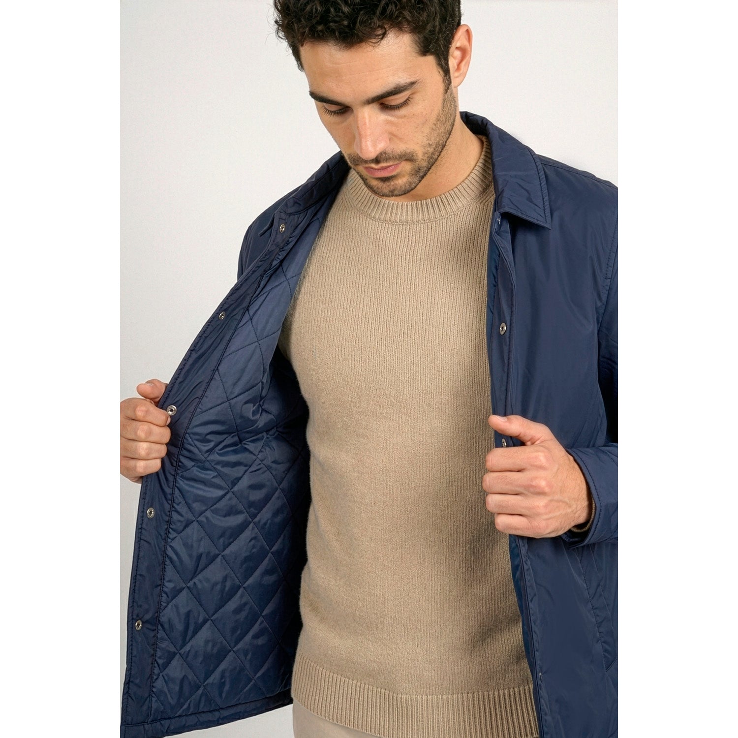 Giacca Overshirt Impermeabile Uomo - Perletti
