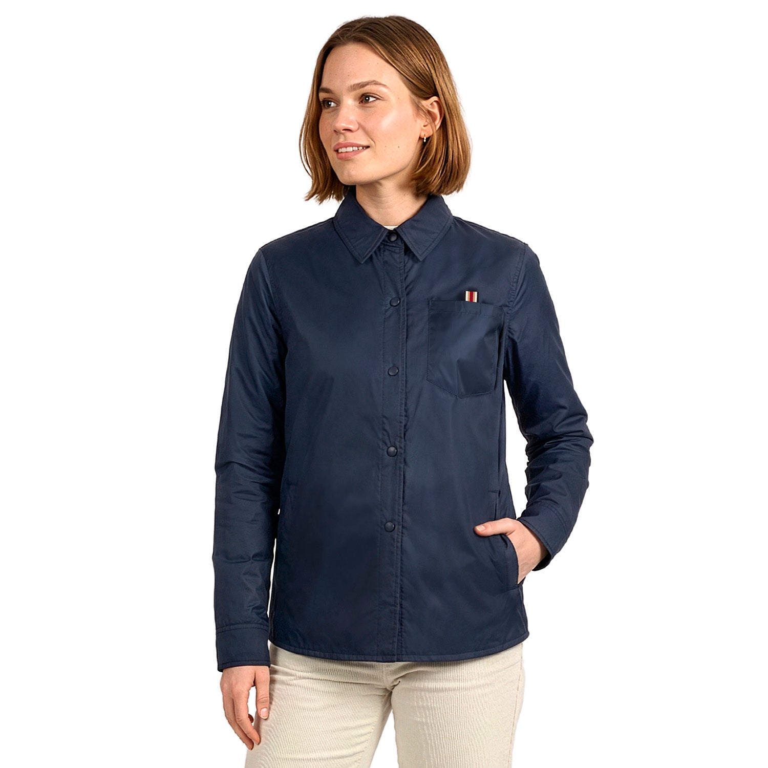 Giacca Overshirt Impermeabile Donna - Perletti
