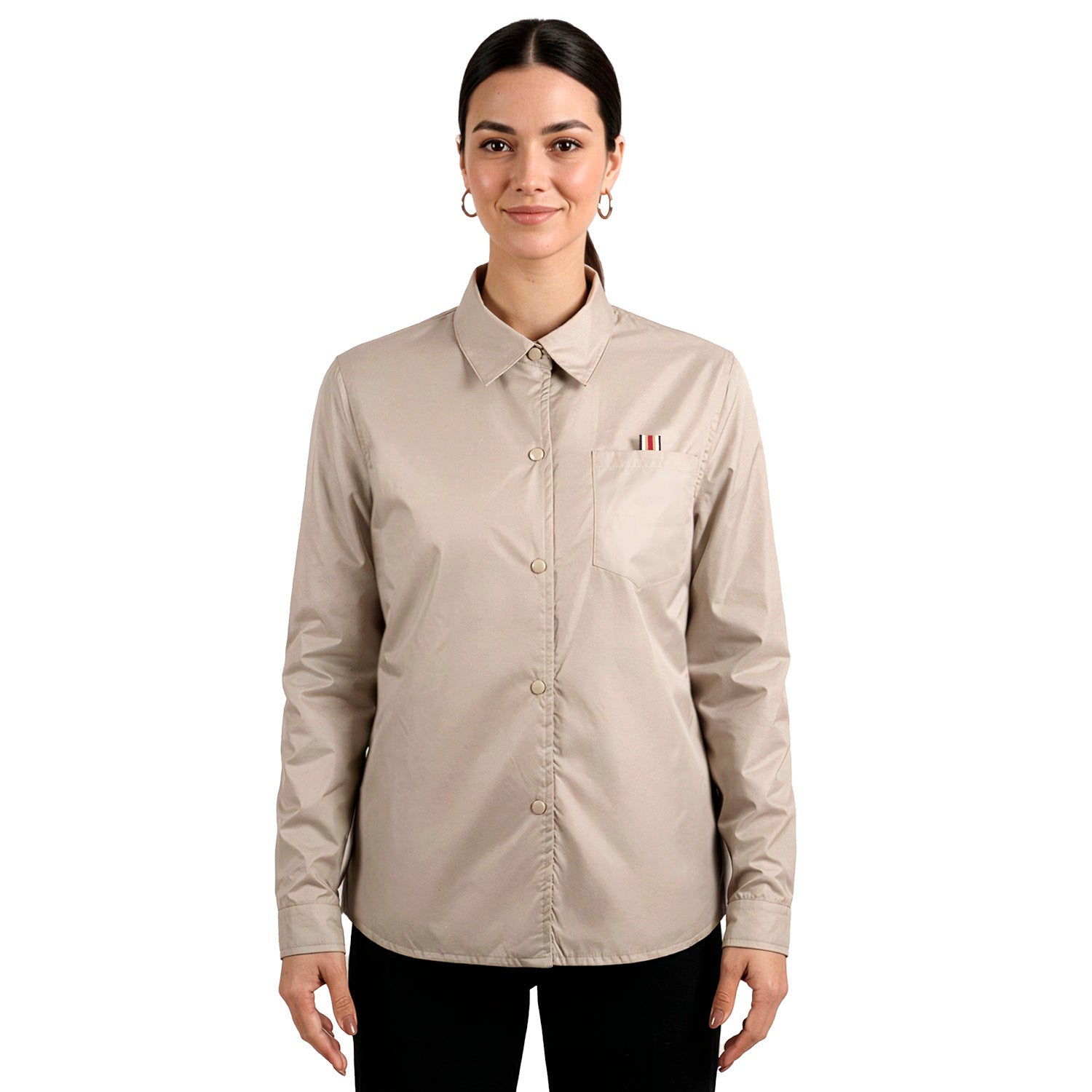 Giacca Overshirt Impermeabile Donna - Perletti