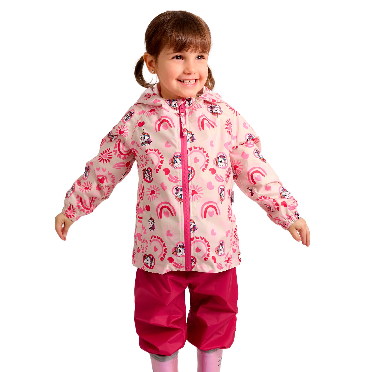 Set Pioggia Impermeabile Bambina - Perletti