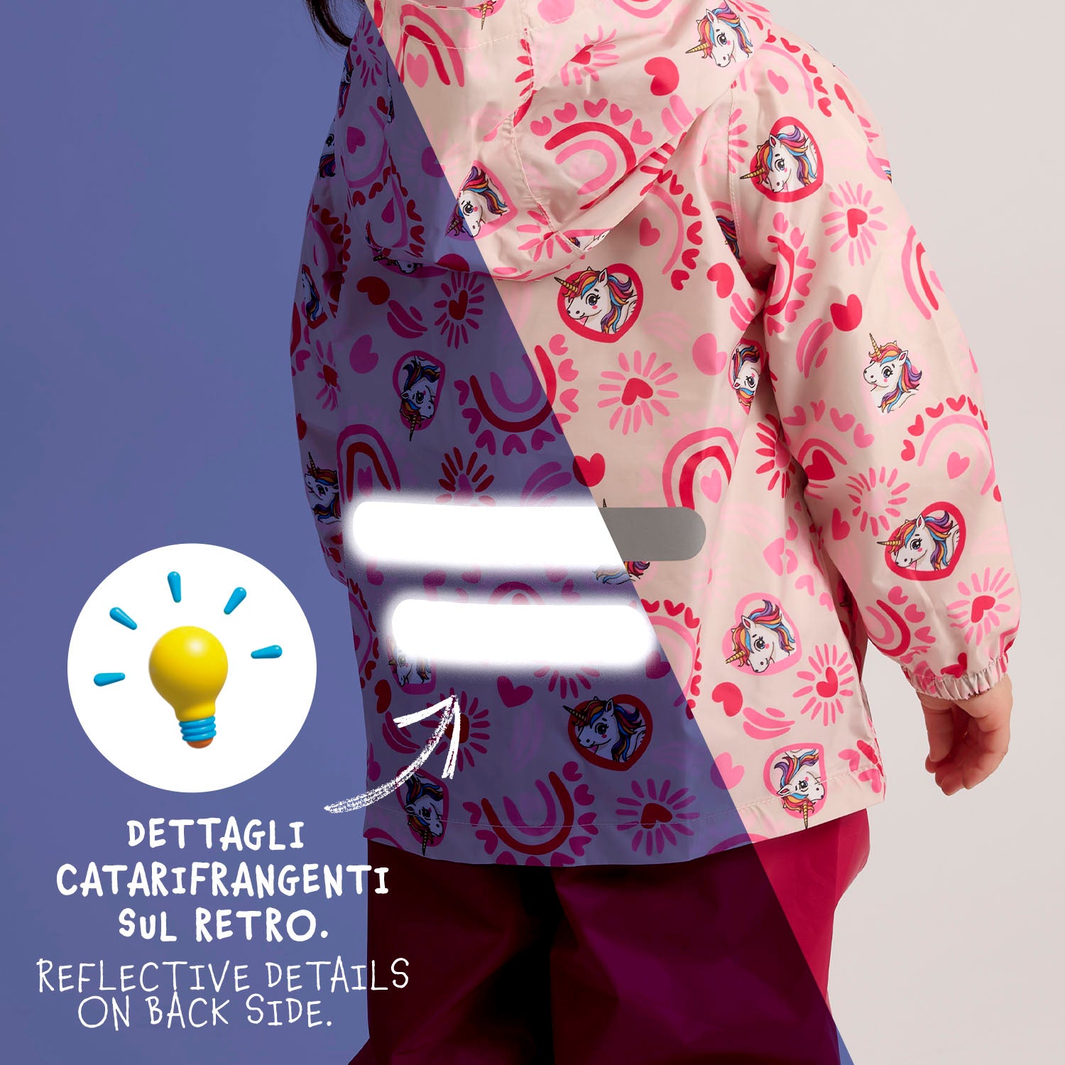 Set Pioggia Impermeabile Bambina - Perletti