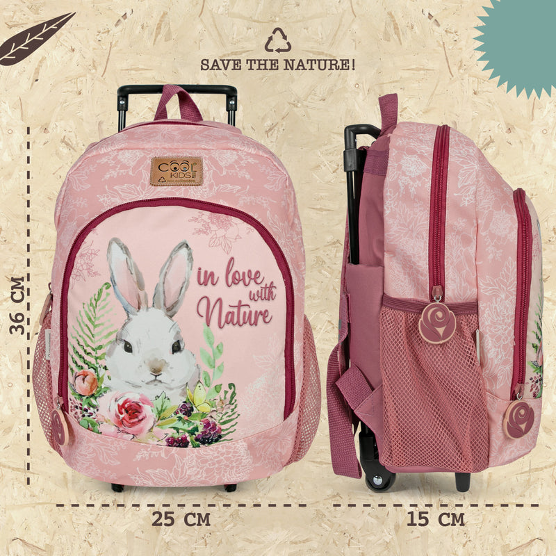 Borsa Sport Eco con Coniglio - Kids Eco Collection– PERLETTI