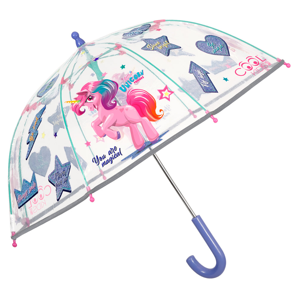 Ombrello Trasparente Unicorno