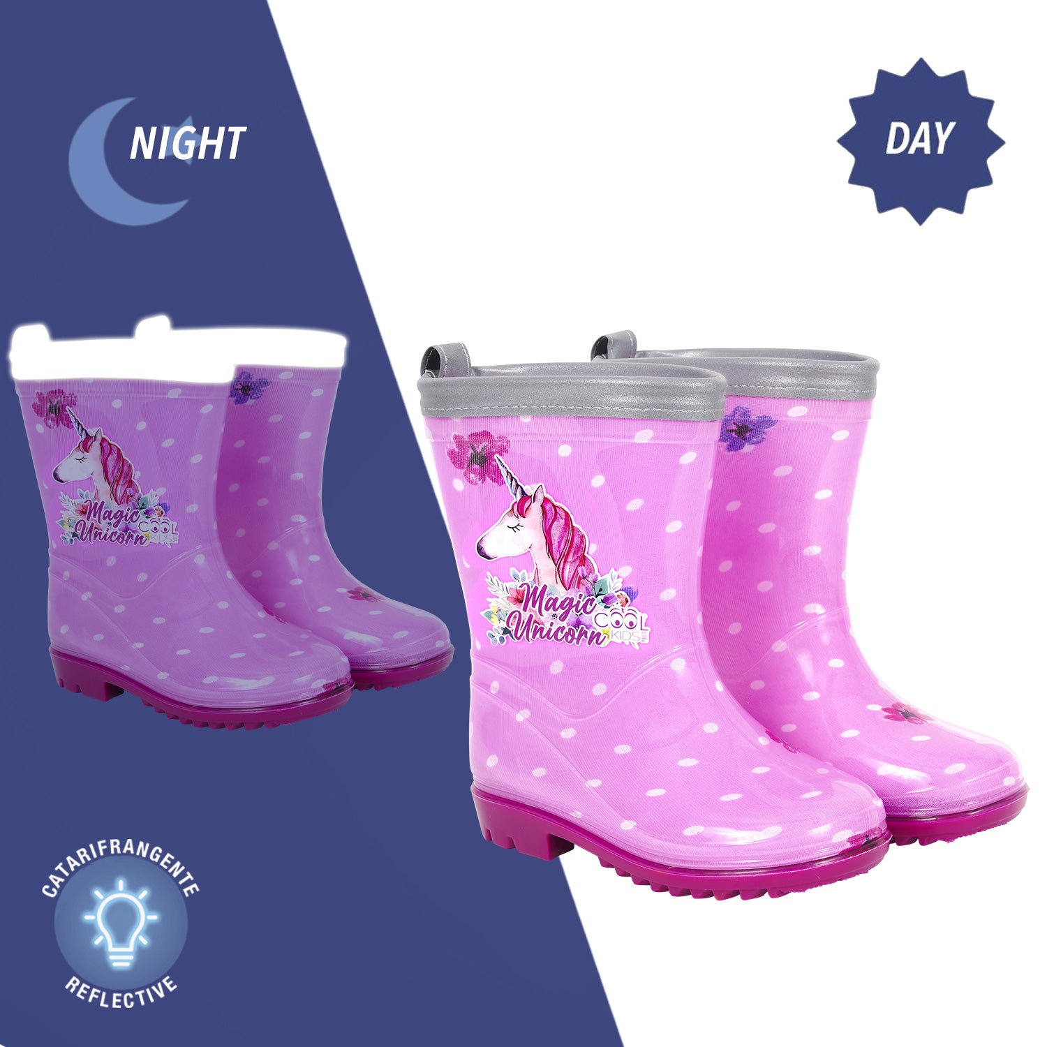 Stivaletti Unicorno Pois