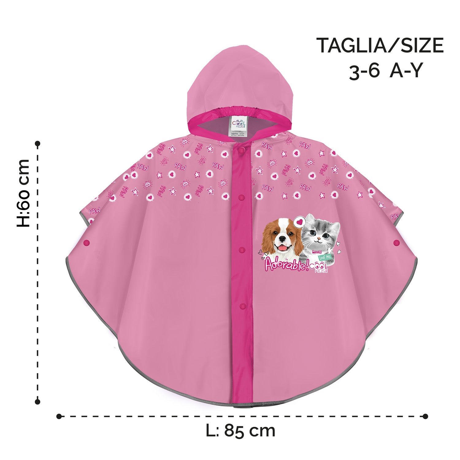 Mantellina Cane e Gatto - Perletti