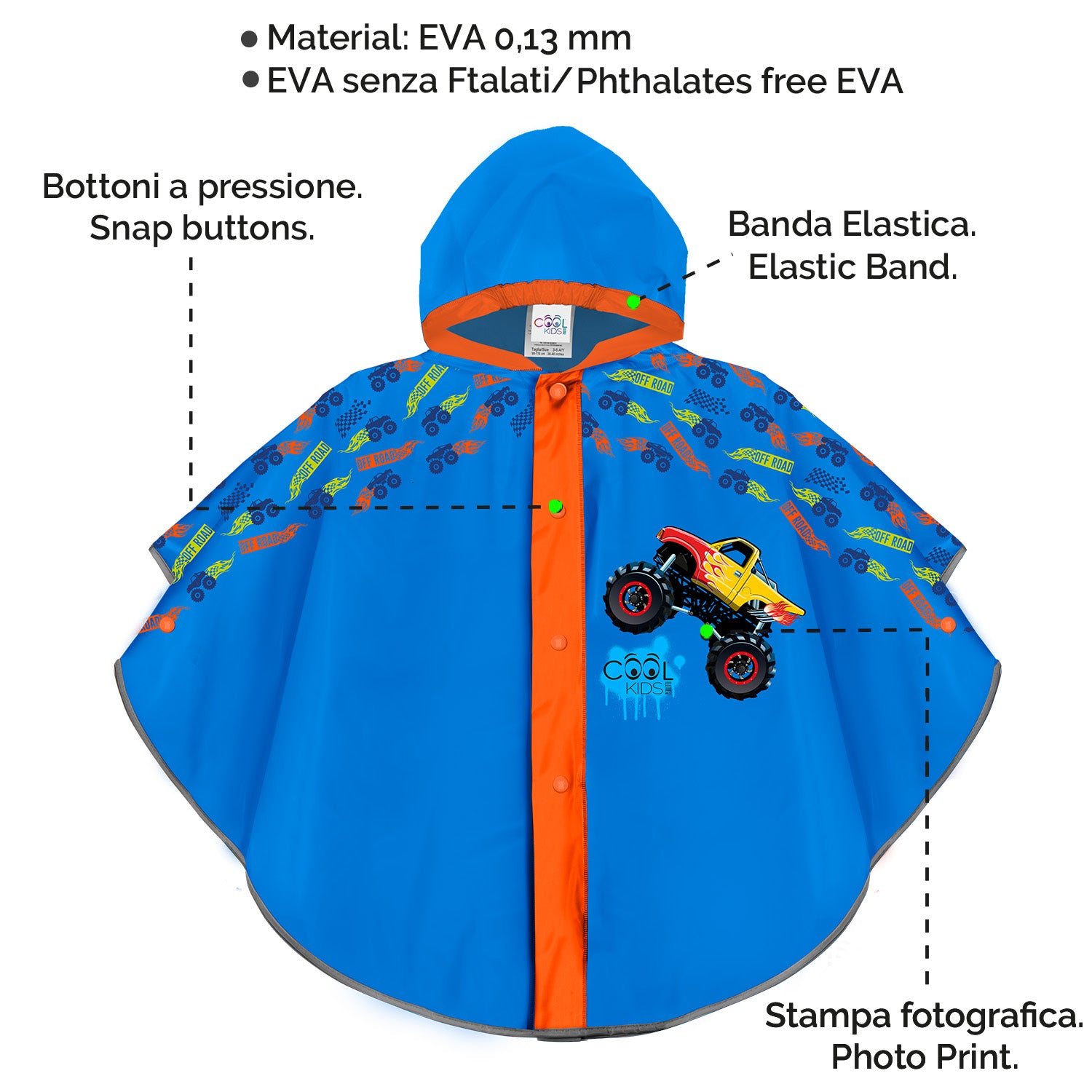 Mantellina Monster Truck - Perletti