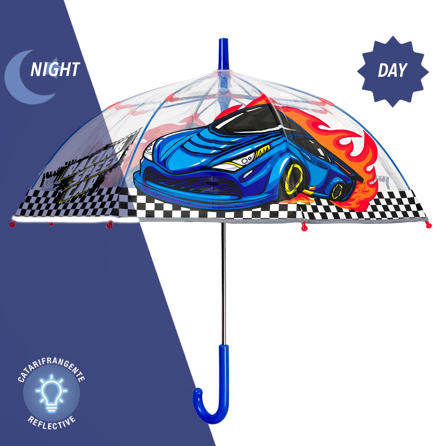 Ombrello Trasparente Racing Car - Perletti