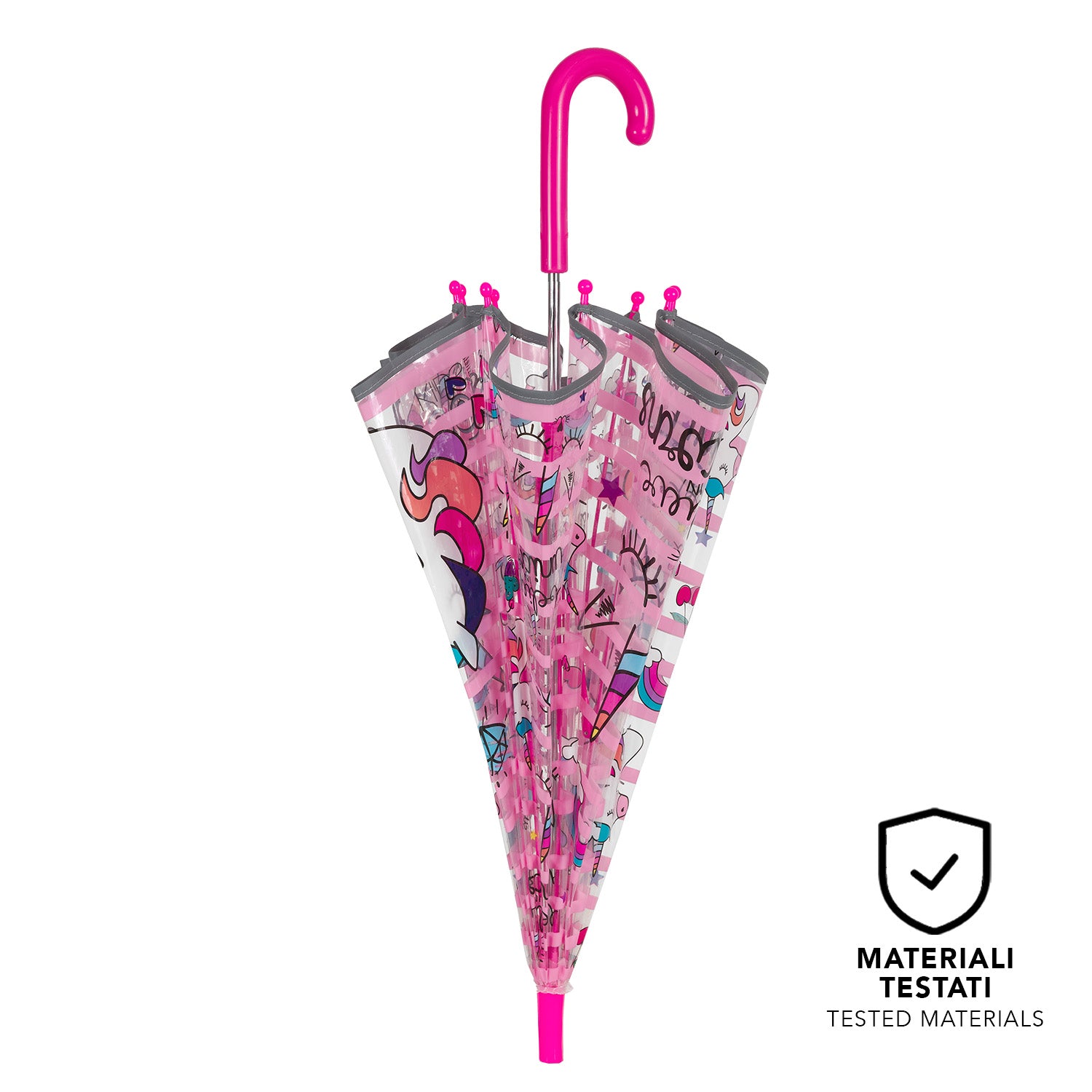 Ombrello Trasparente Unicorno - Perletti