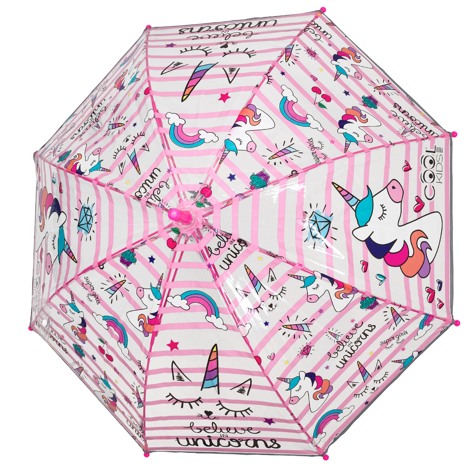 Ombrello Trasparente Unicorno - Perletti