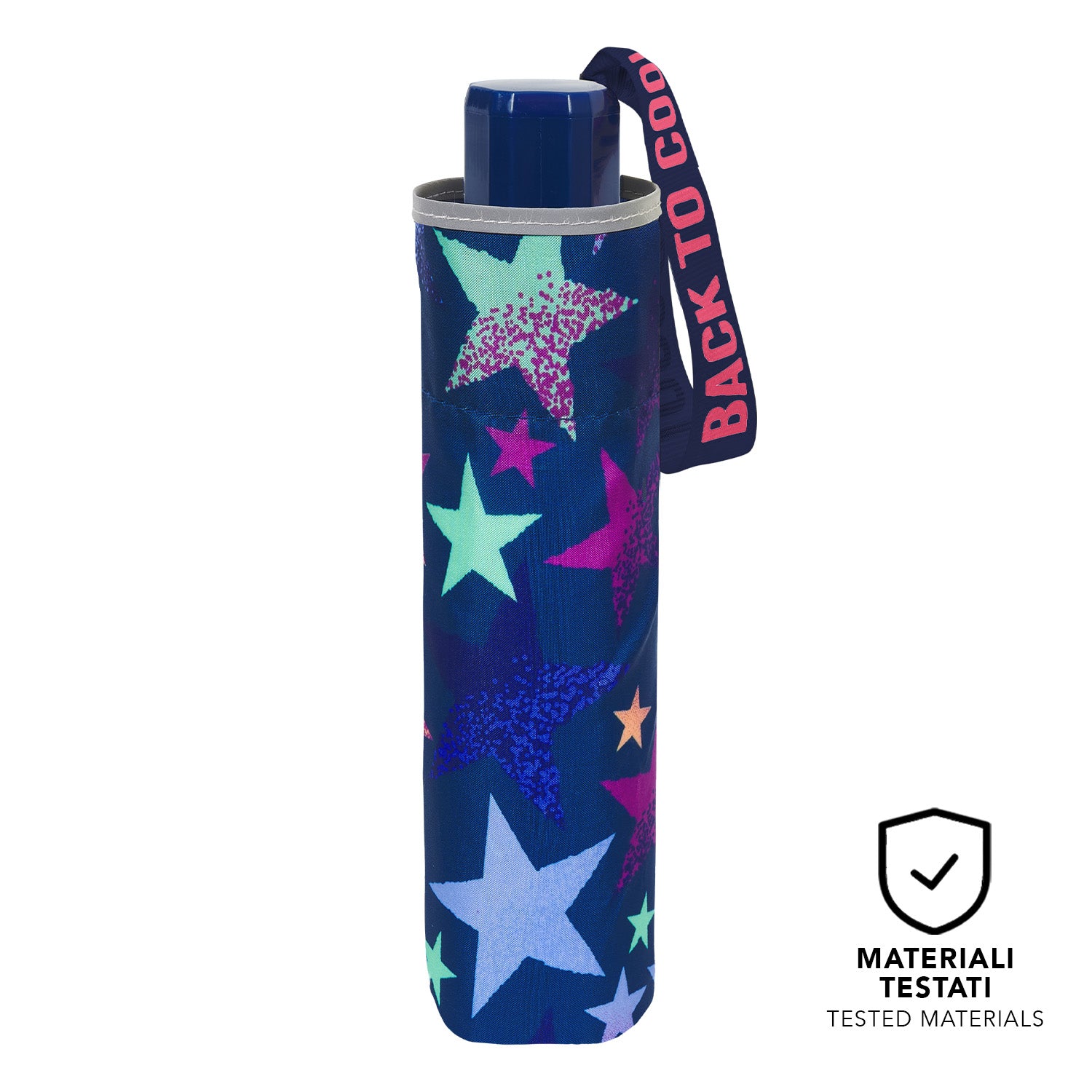 Ombrello Mini con Stelle Multicolore - Perletti