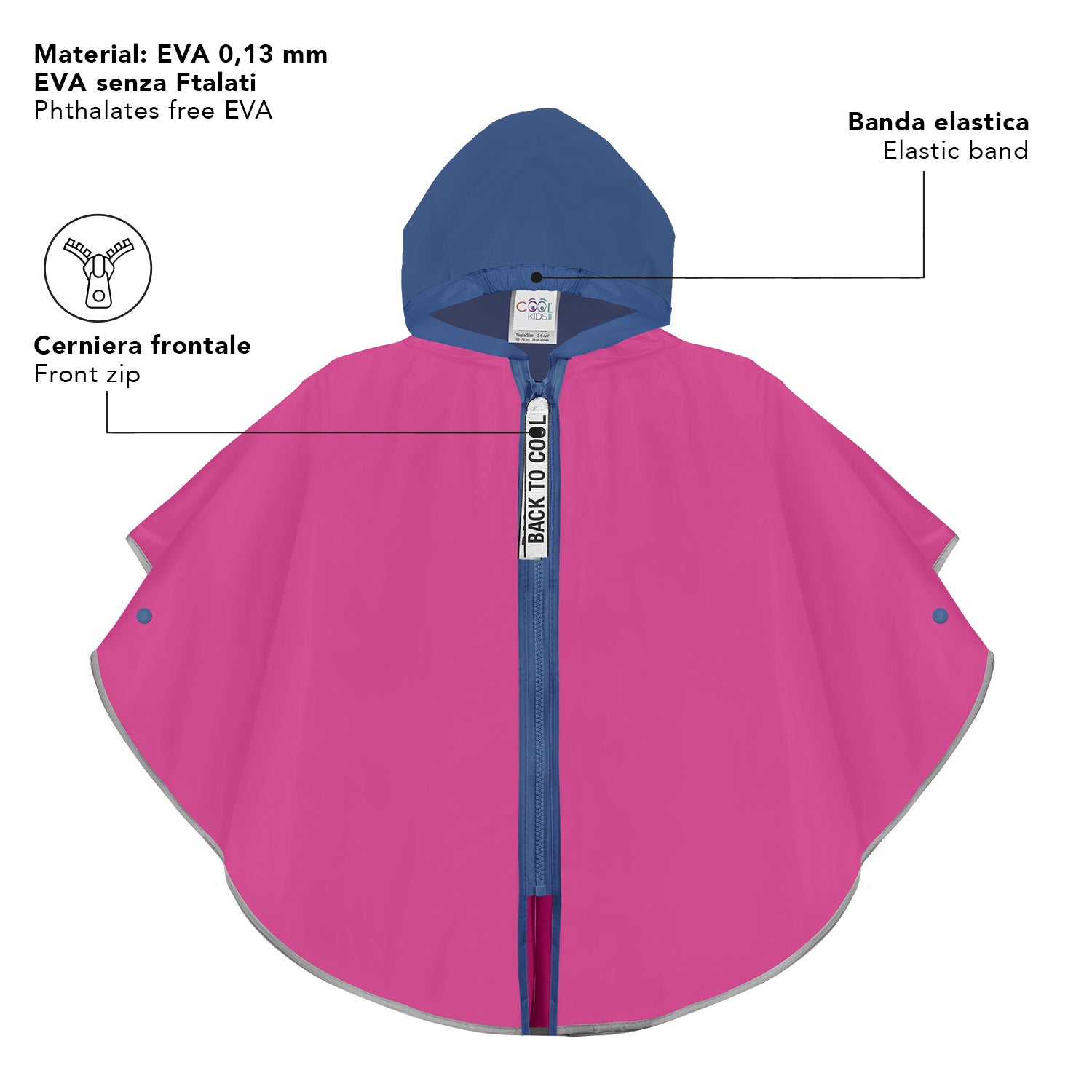 Mantellina Fucsia - Perletti